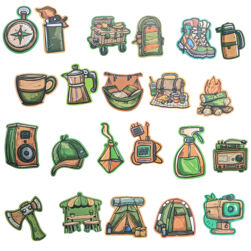 NATURE VERTE PACK | 50 STICKERS StickerWorld