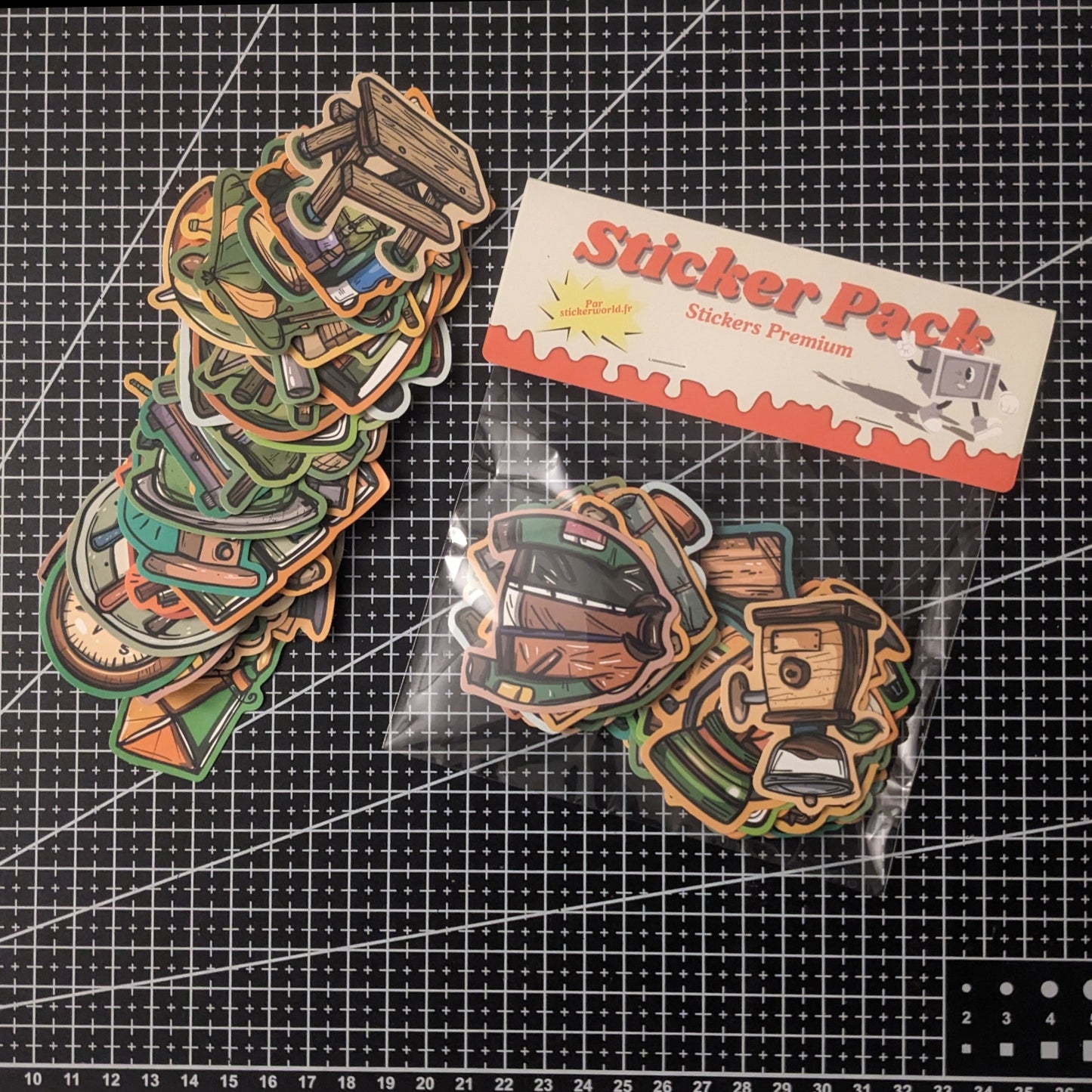 NATURE VERTE PACK | 50 STICKERS StickerWorld