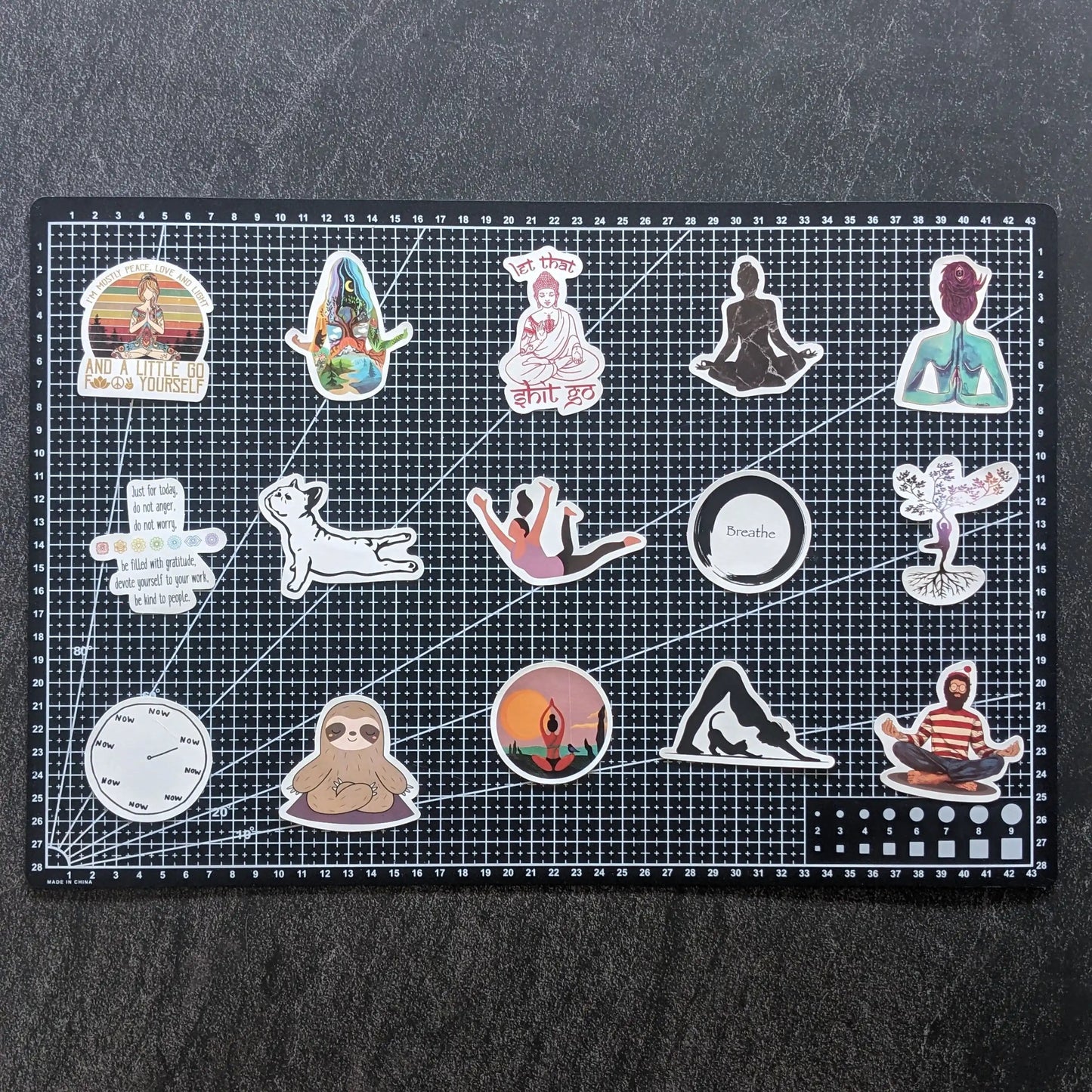 YOGA PACK | 50 STICKERS StickerWorld
