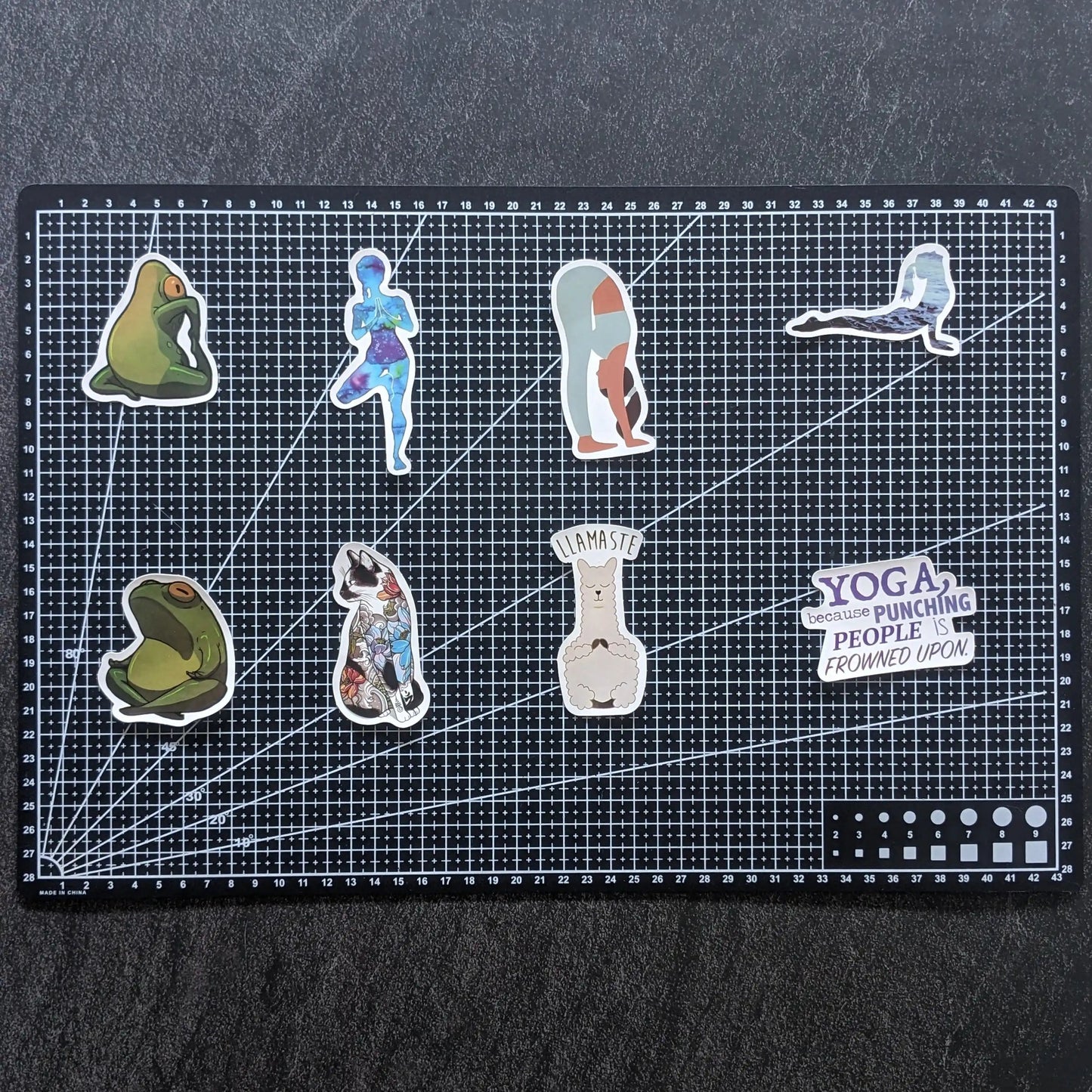 YOGA PACK | 50 STICKERS StickerWorld