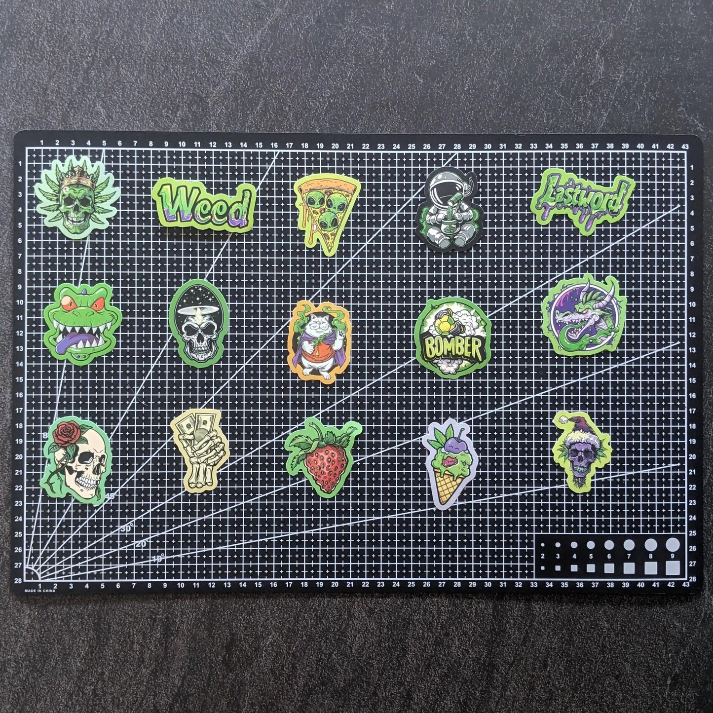 GREEN LEAF PACK | 50 STICKERS StickerWorld