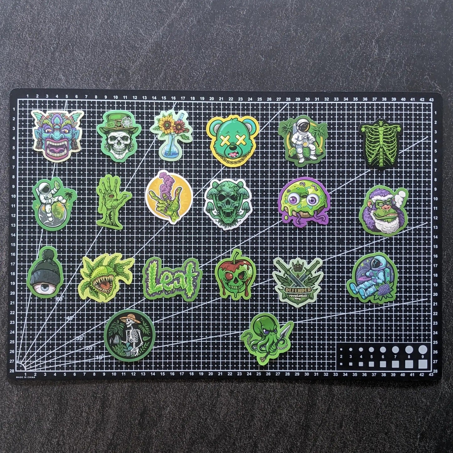 GREEN LEAF PACK | 50 STICKERS StickerWorld