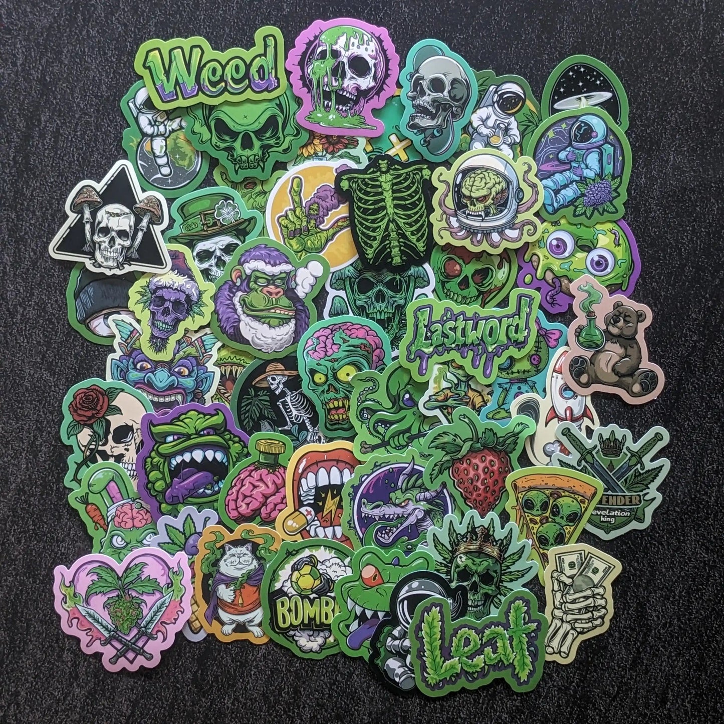 GREEN LEAF PACK | 50 STICKERS StickerWorld
