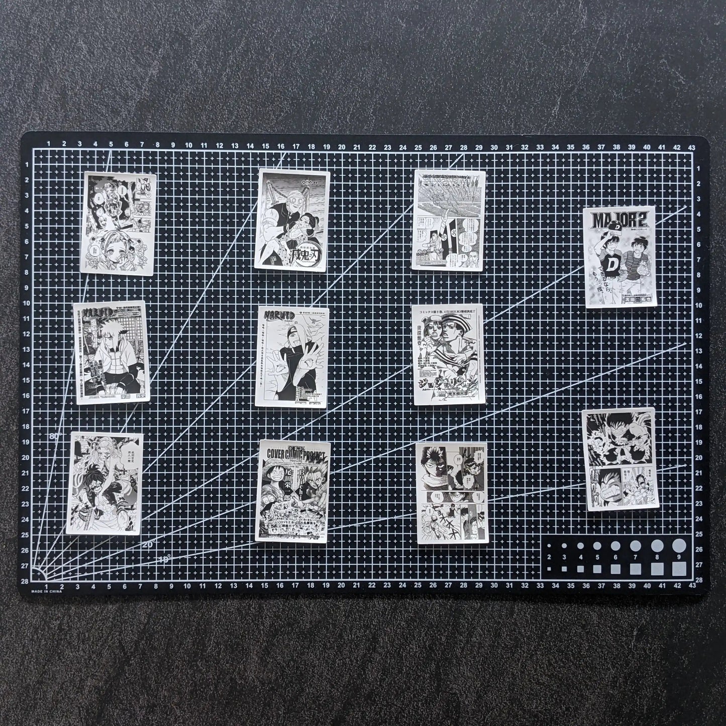 MANGA BLACK AND WHITE PACK | 50 STICKERS StickerWorld