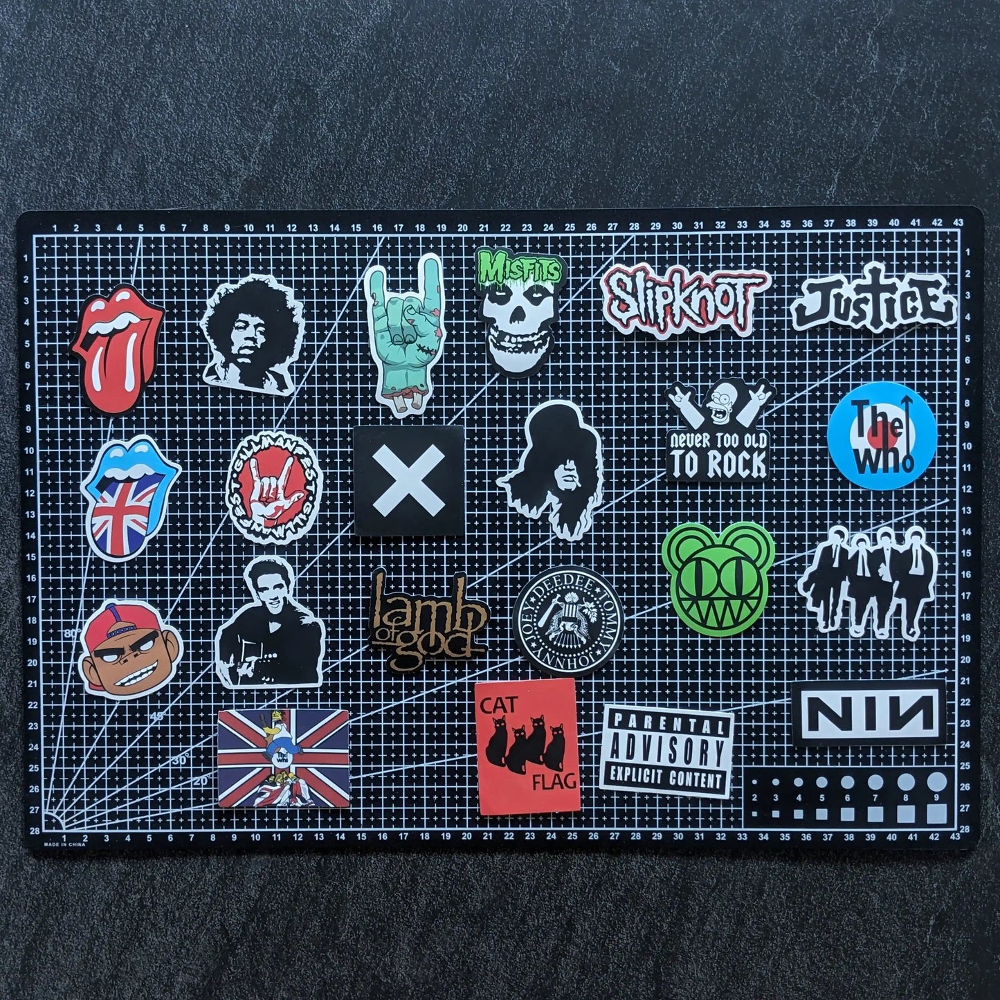 ROCK MUSIQUE PACK | 100 STICKERS StickerWorld