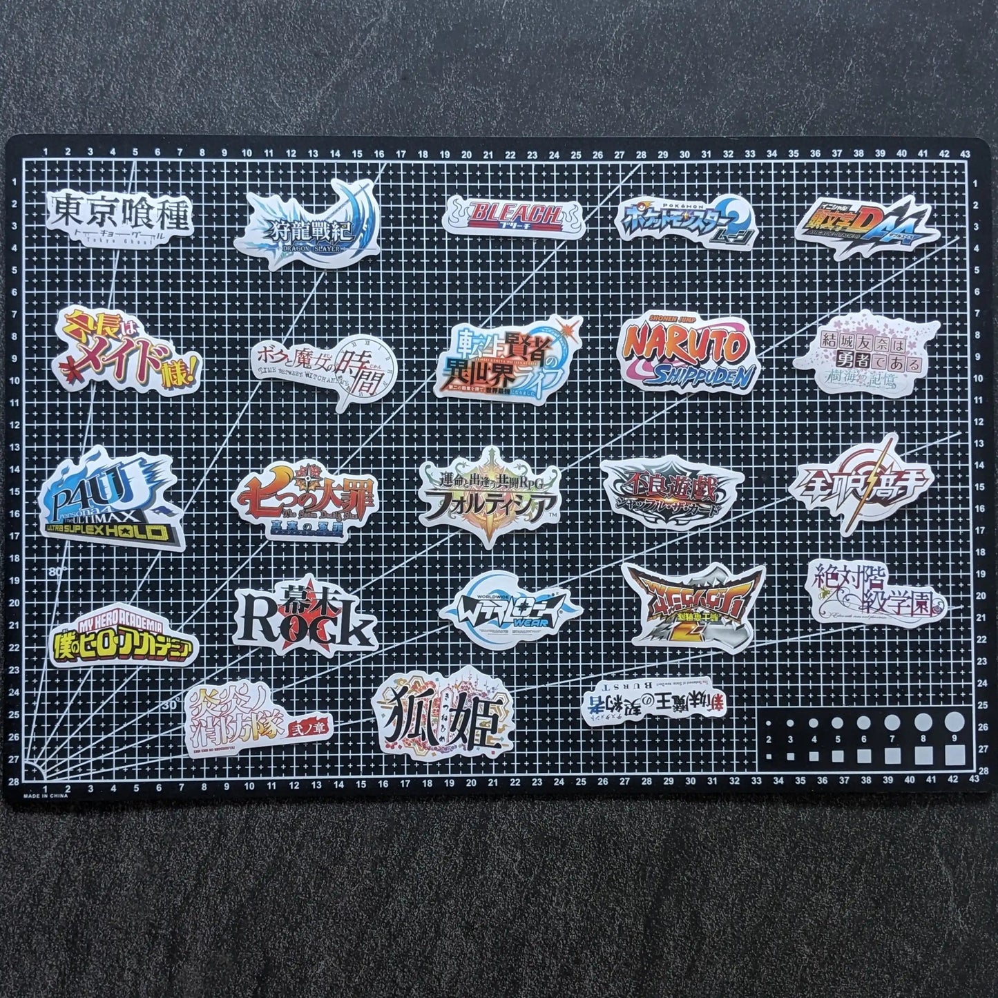 JAPAN MANGE NAME PACK | 50 STICKERS StickerWorld