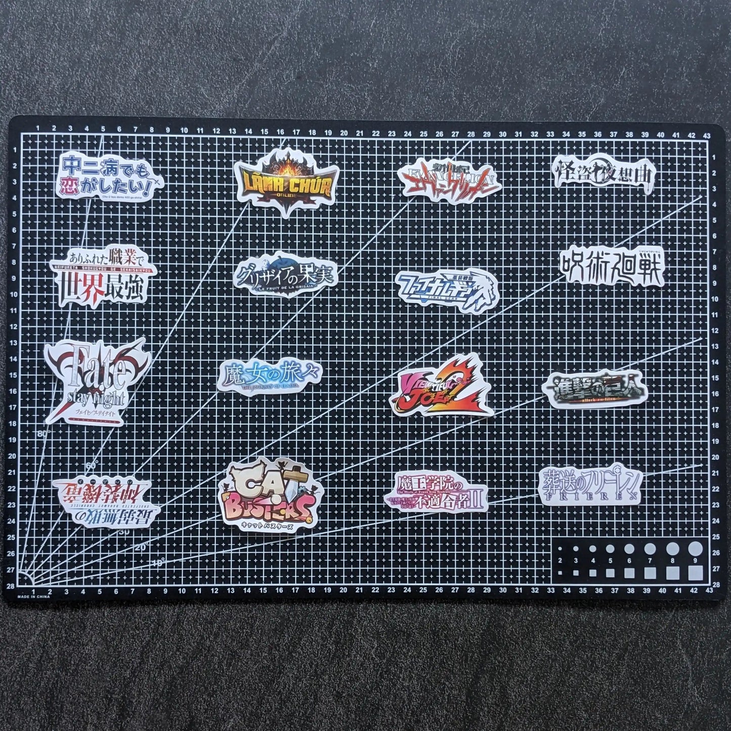JAPAN MANGE NAME PACK | 50 STICKERS StickerWorld
