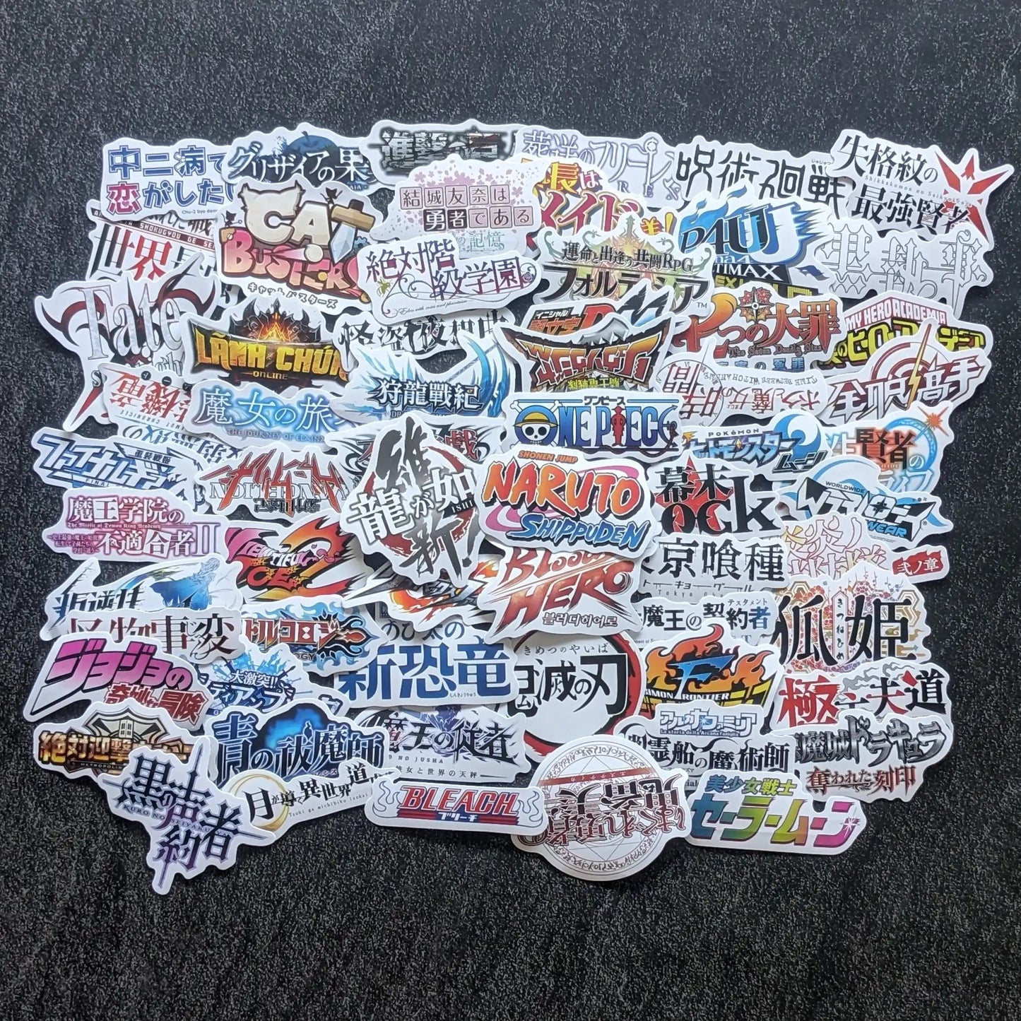 JAPAN MANGE NAME PACK | 50 STICKERS StickerWorld