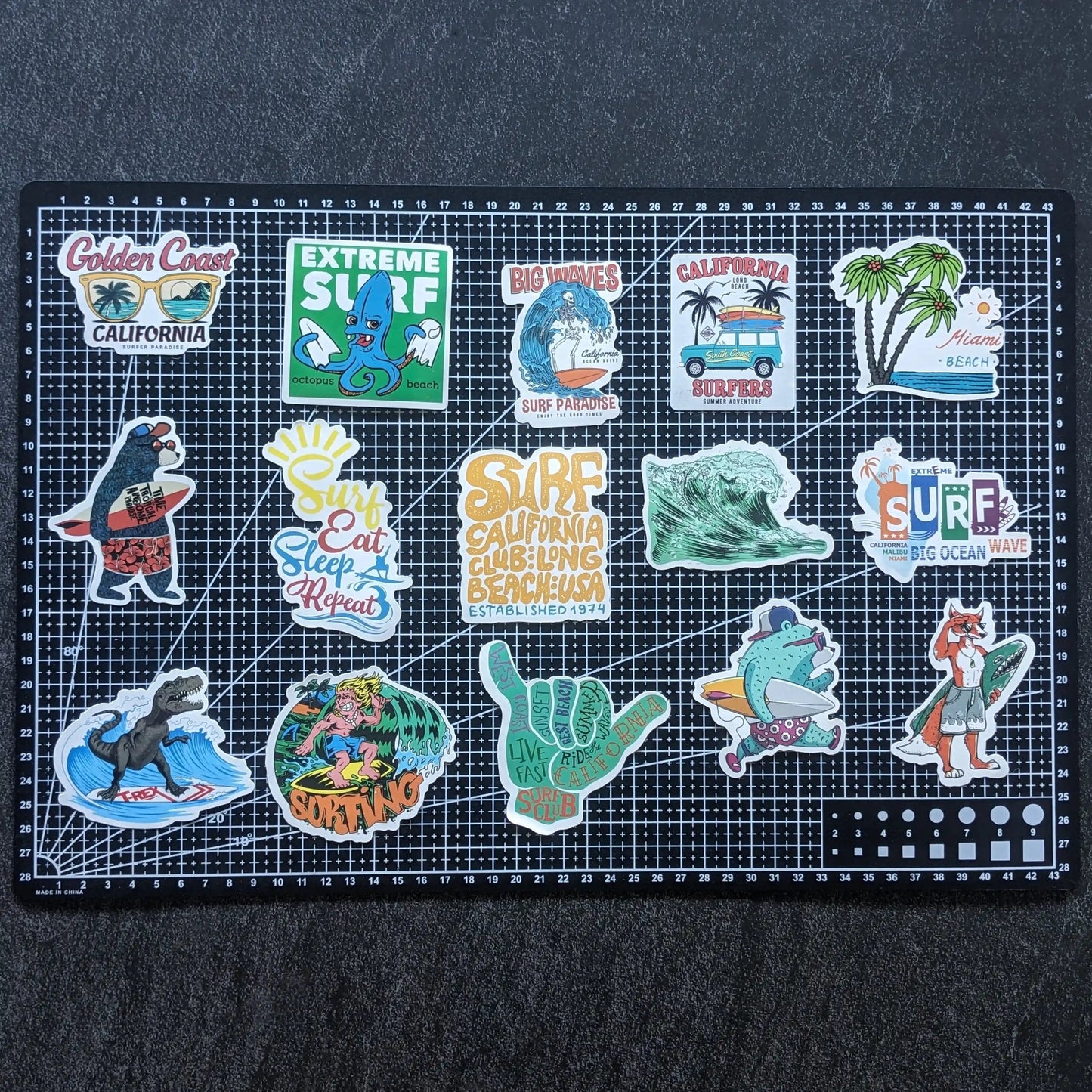 SURF PACK | 50 STICKERS StickerWorld