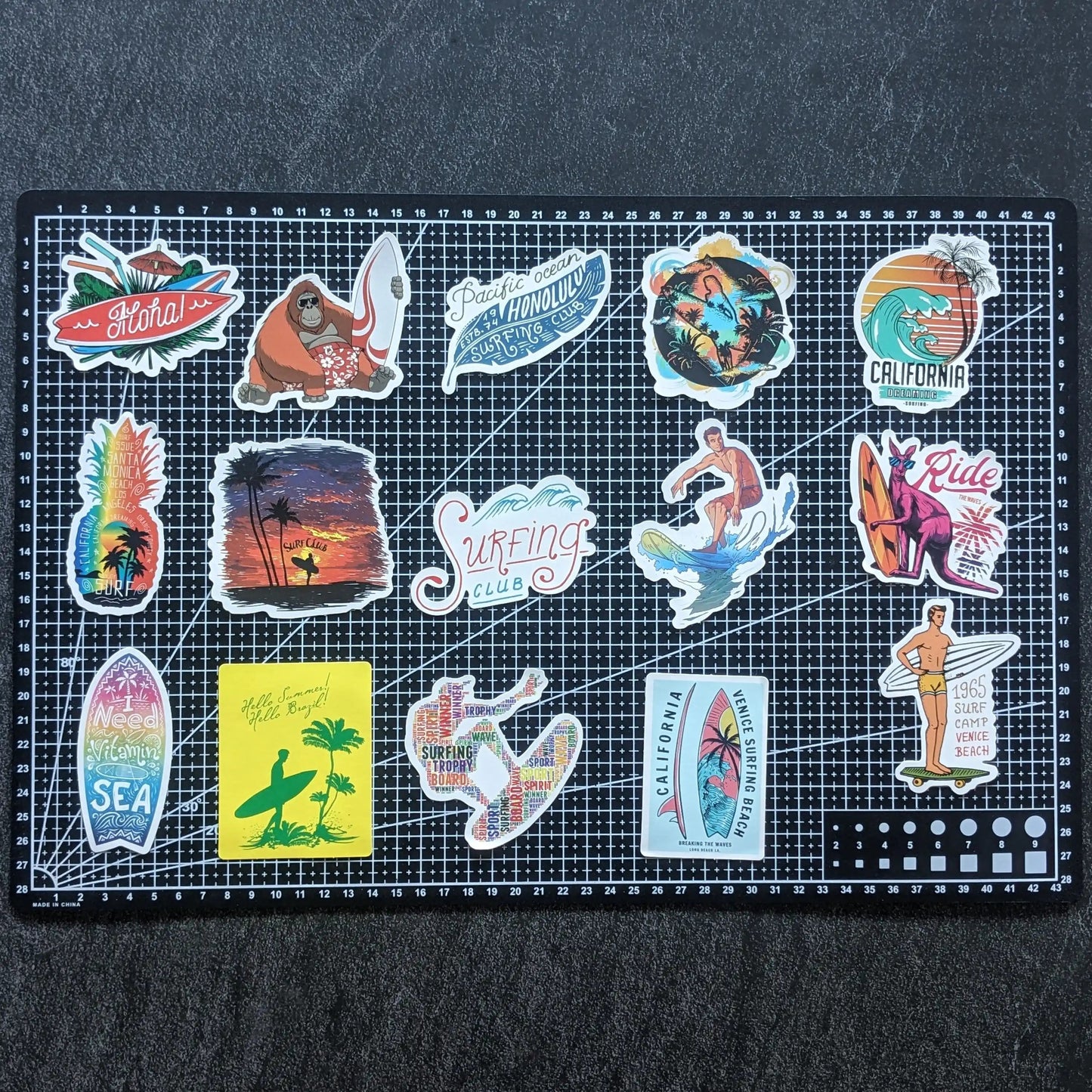 SURF PACK | 50 STICKERS StickerWorld