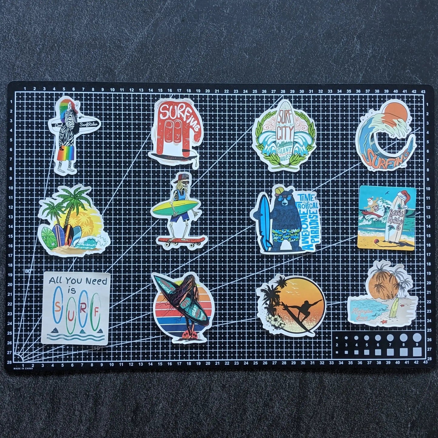 SURF PACK | 50 STICKERS StickerWorld