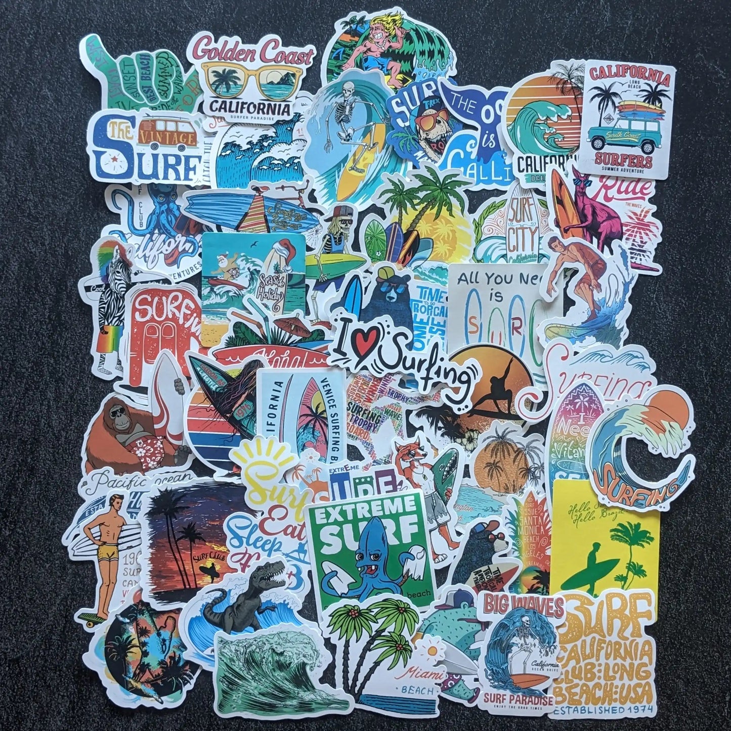 SURF PACK | 50 STICKERS StickerWorld
