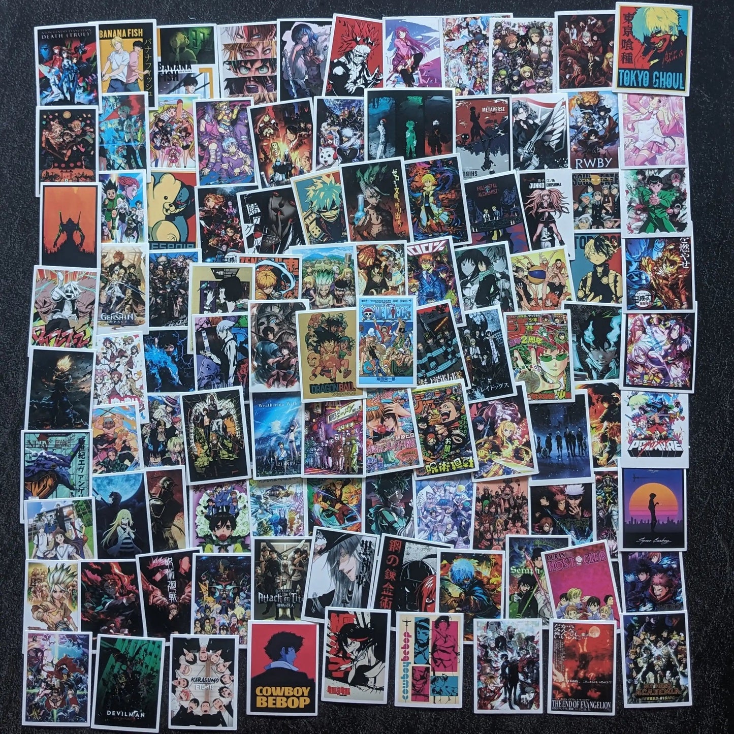 ANIME AFFICHE PACK | 100 STICKERS StickerWorld