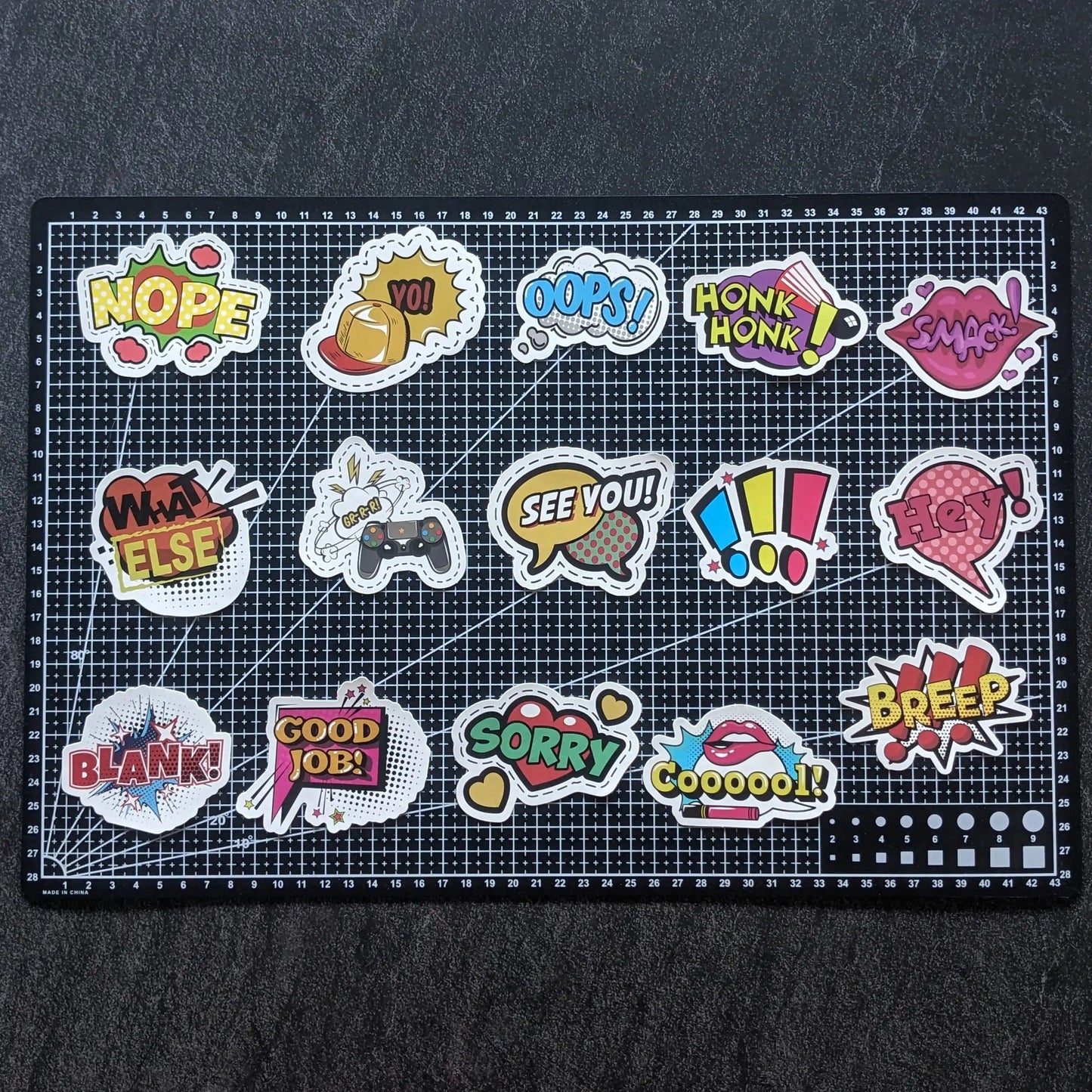 CARTOON BULLE PACK | 50 STICKERS StickerWorld