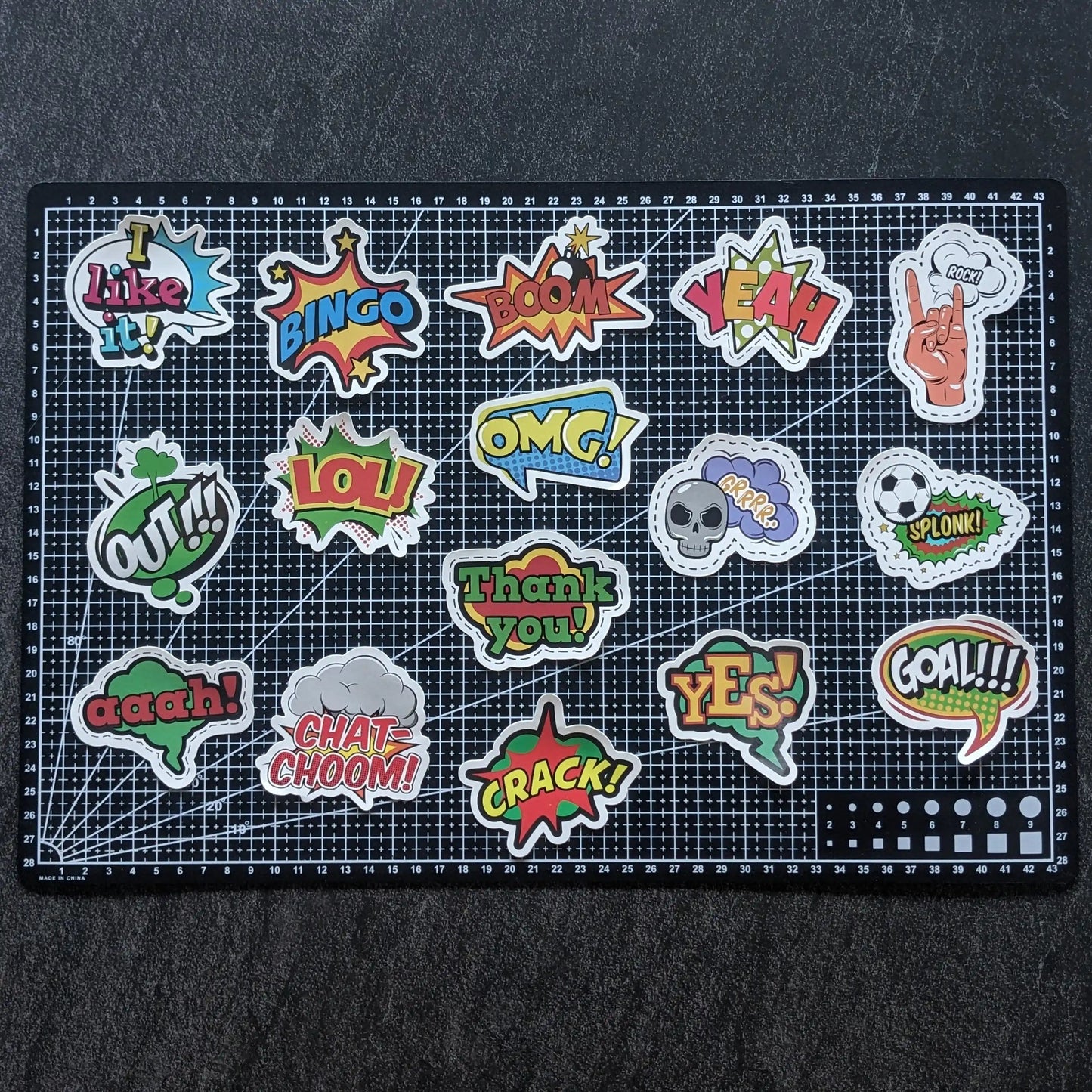 CARTOON BULLE PACK | 50 STICKERS StickerWorld