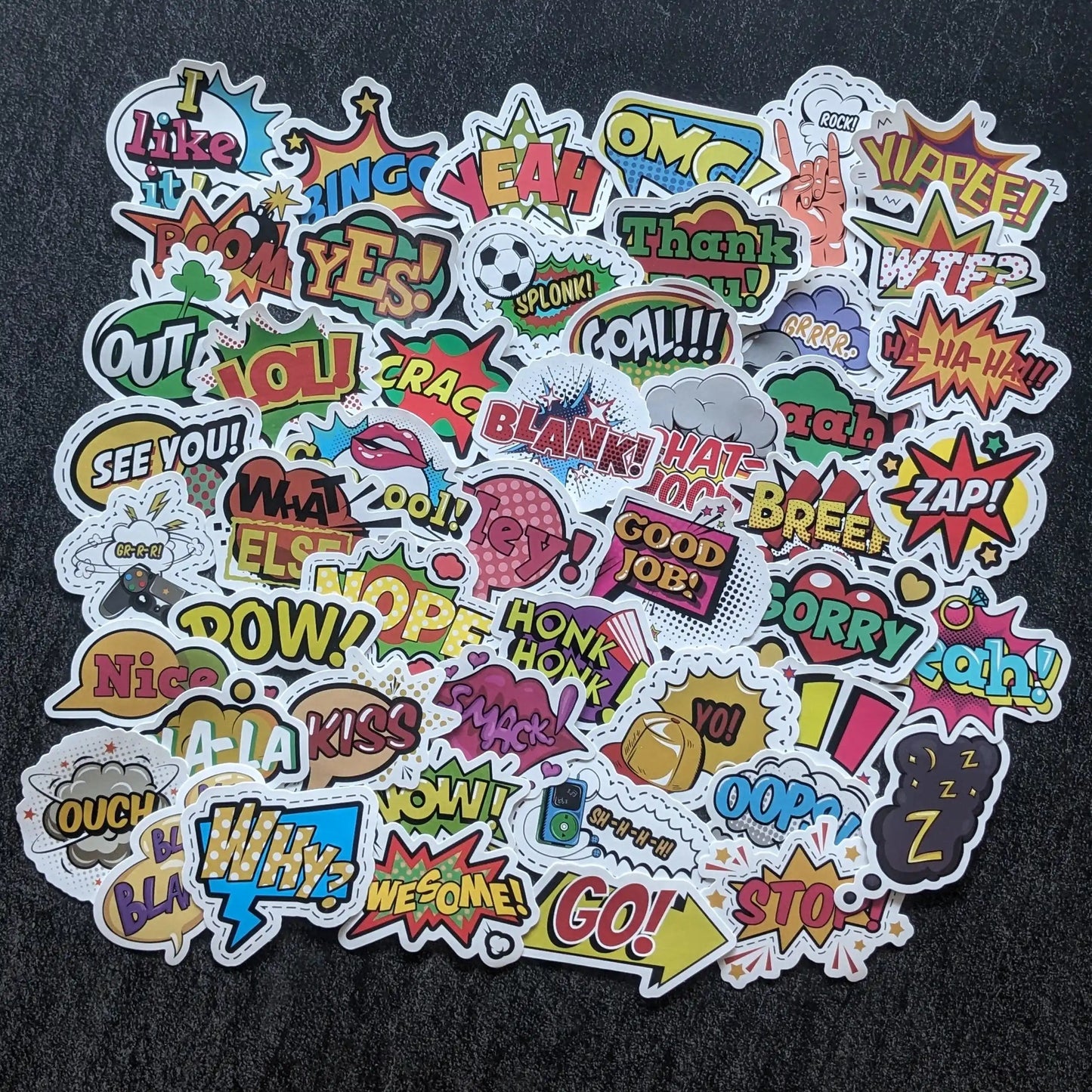 CARTOON BULLE PACK | 50 STICKERS StickerWorld