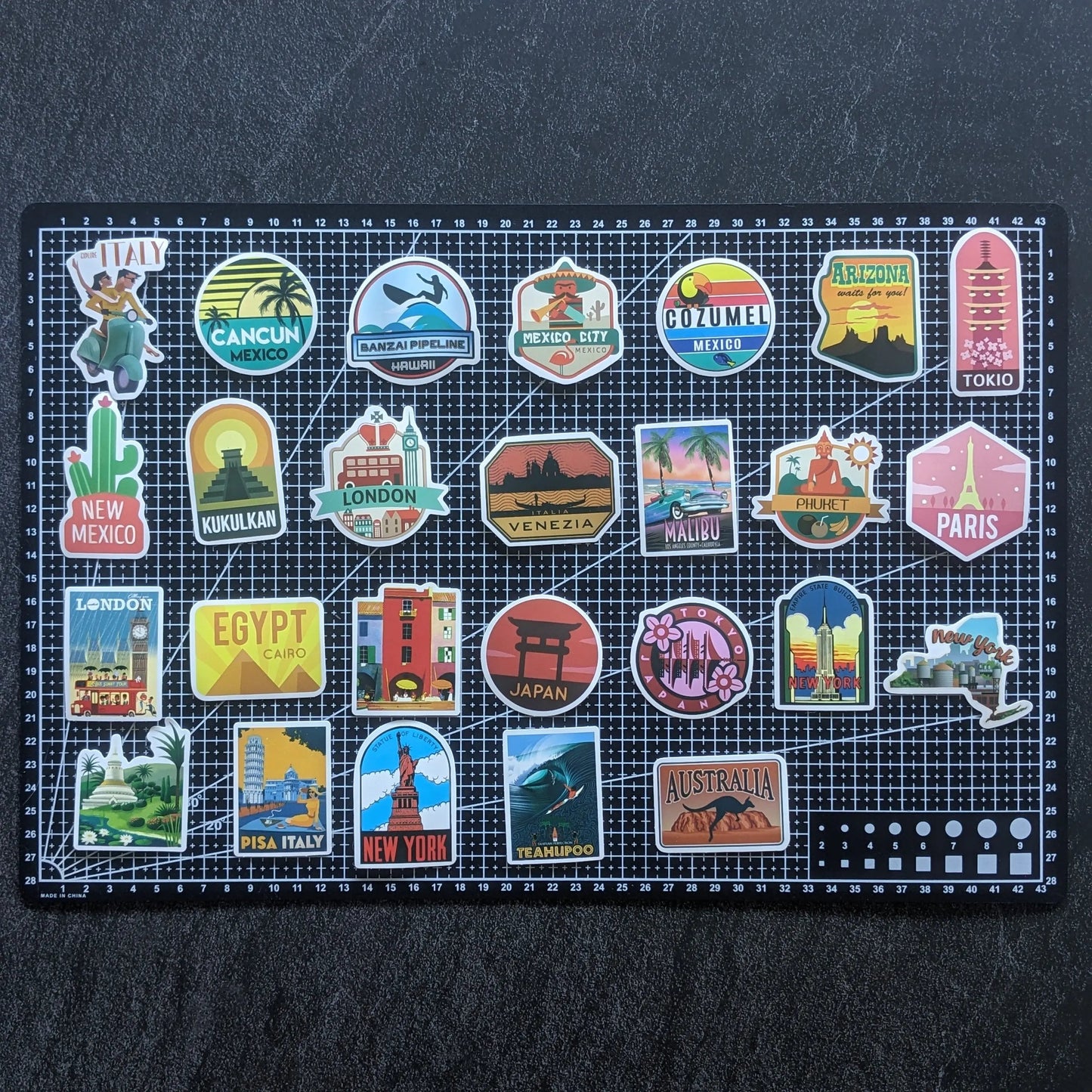 WORLD TRAVEL PACK | 50 STICKERS StickerWorld