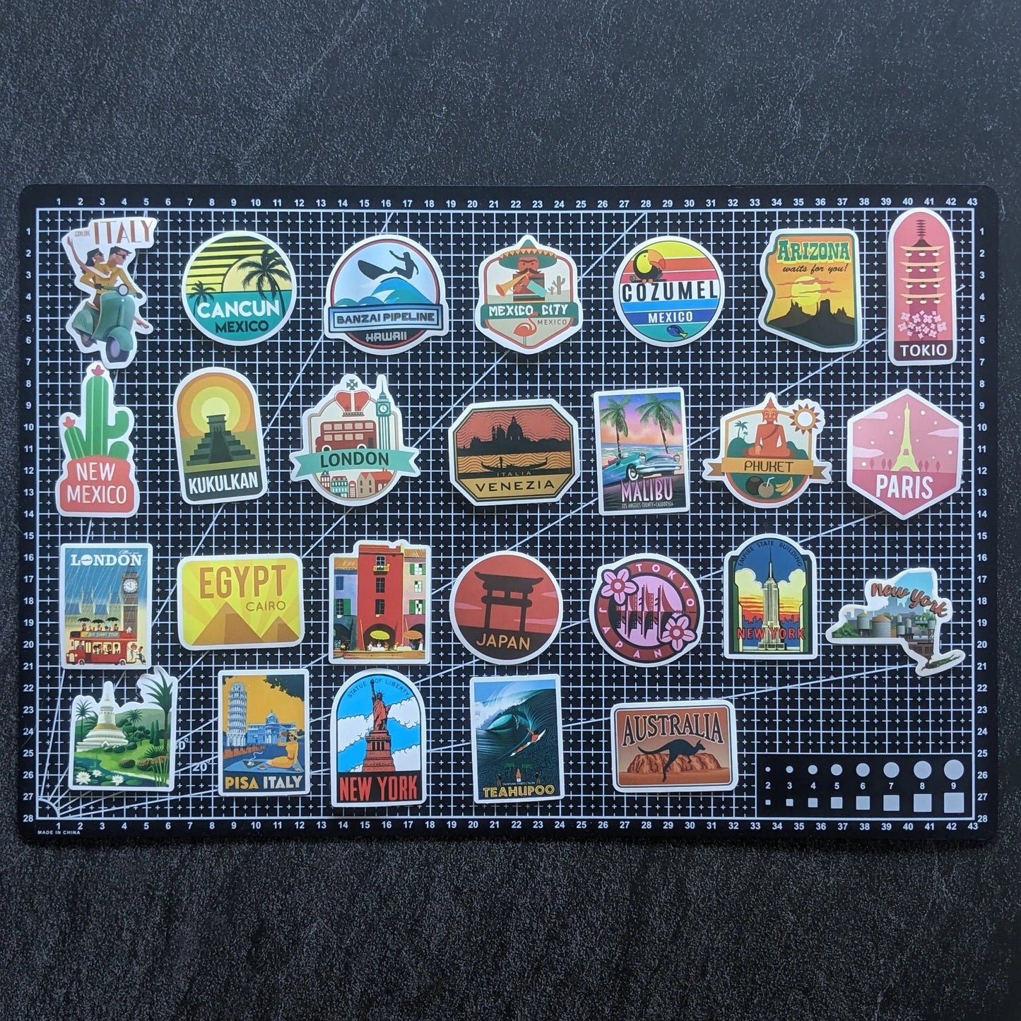 WORLD TRAVEL PACK | 50 STICKERS StickerWorld
