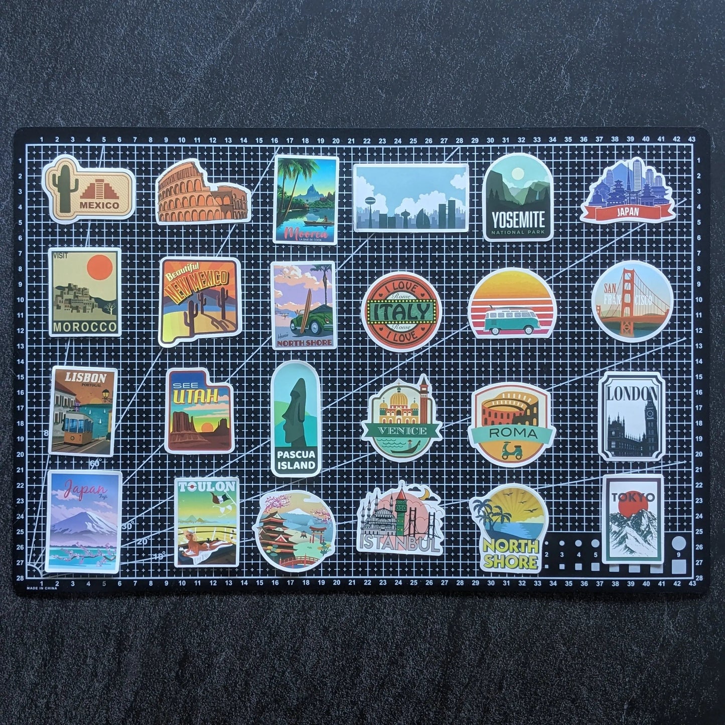 WORLD TRAVEL PACK | 50 STICKERS StickerWorld