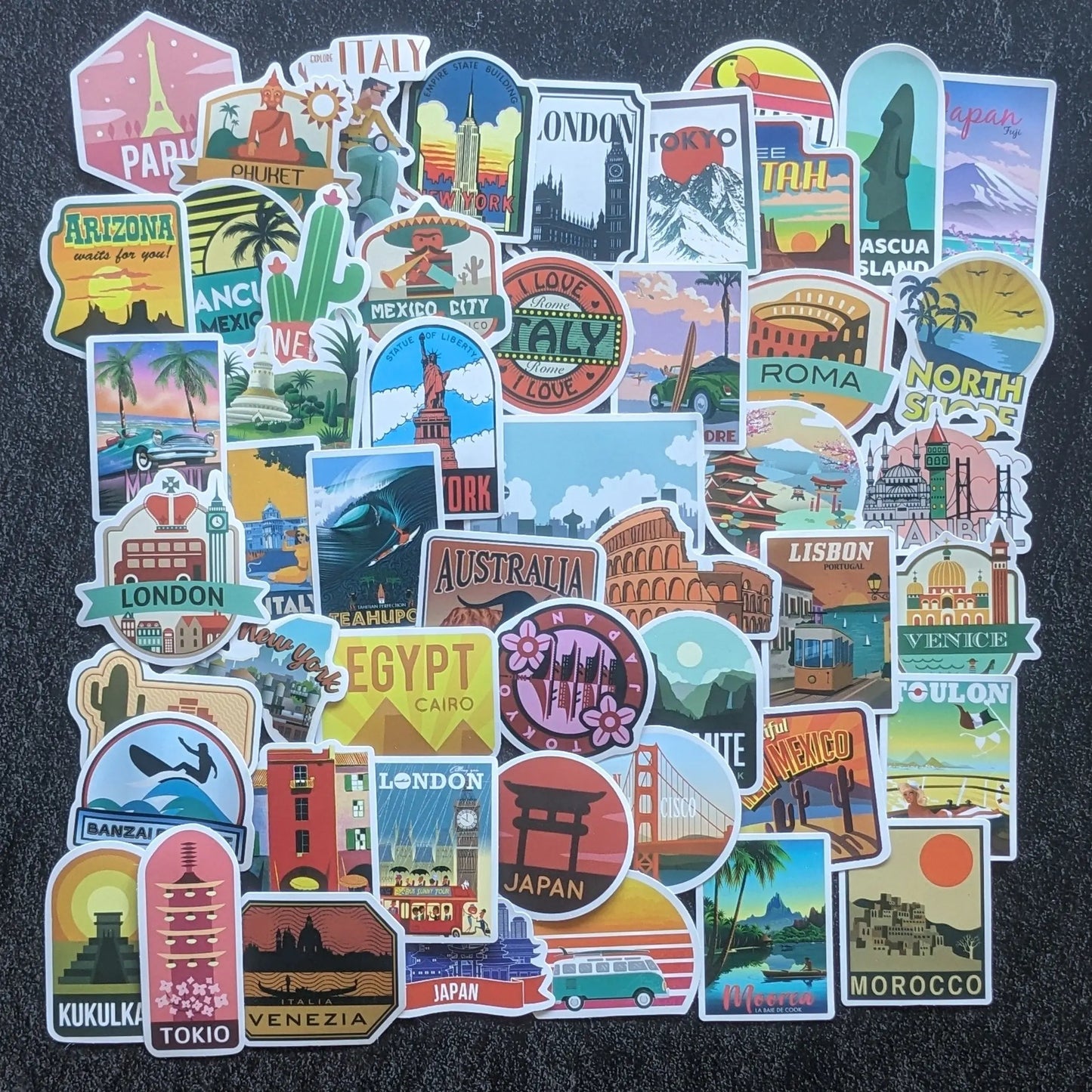 WORLD TRAVEL PACK | 50 STICKERS StickerWorld