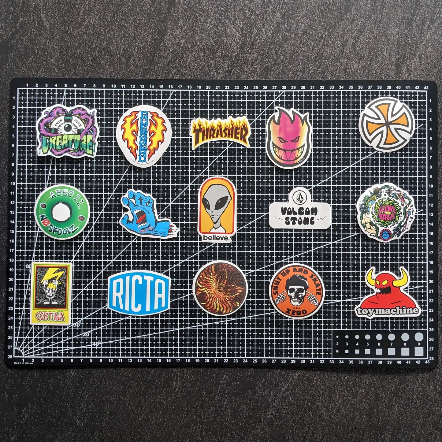 SKATE BRAND PACK | 100 STICKERS StickerWorld