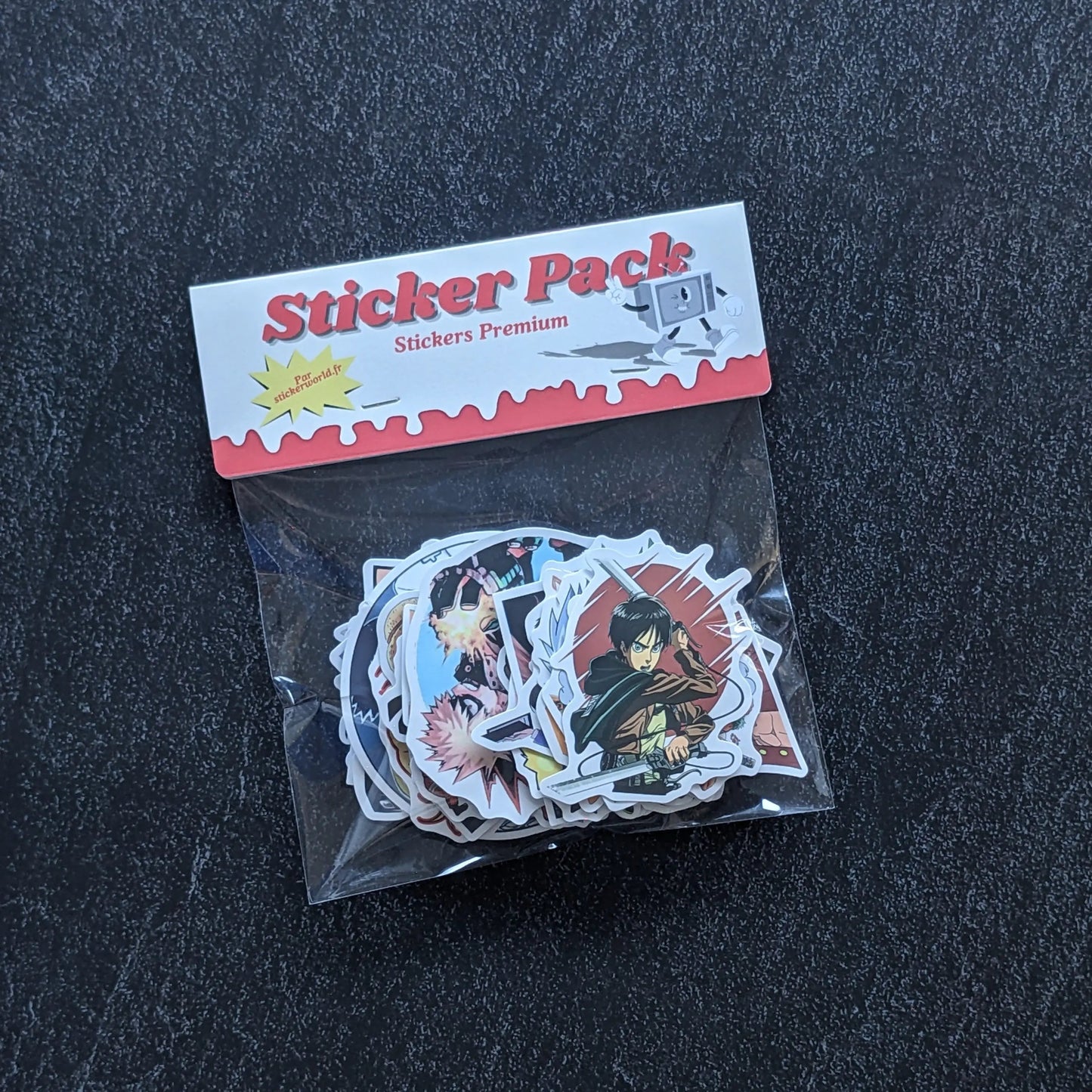 ANIME CHARACTER PACK | 50 STICKERS StickerWorld