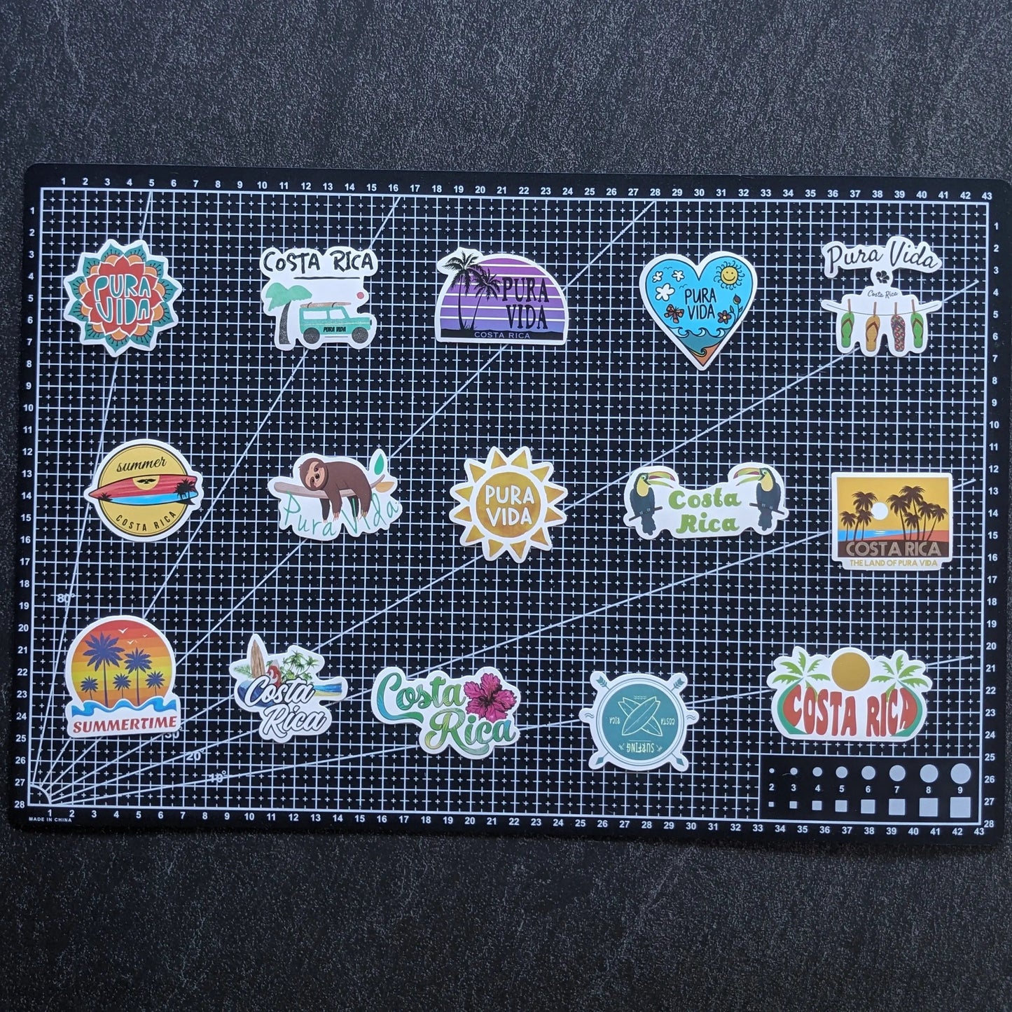 COSTA RICA PACK | 50 STICKERS StickerWorld