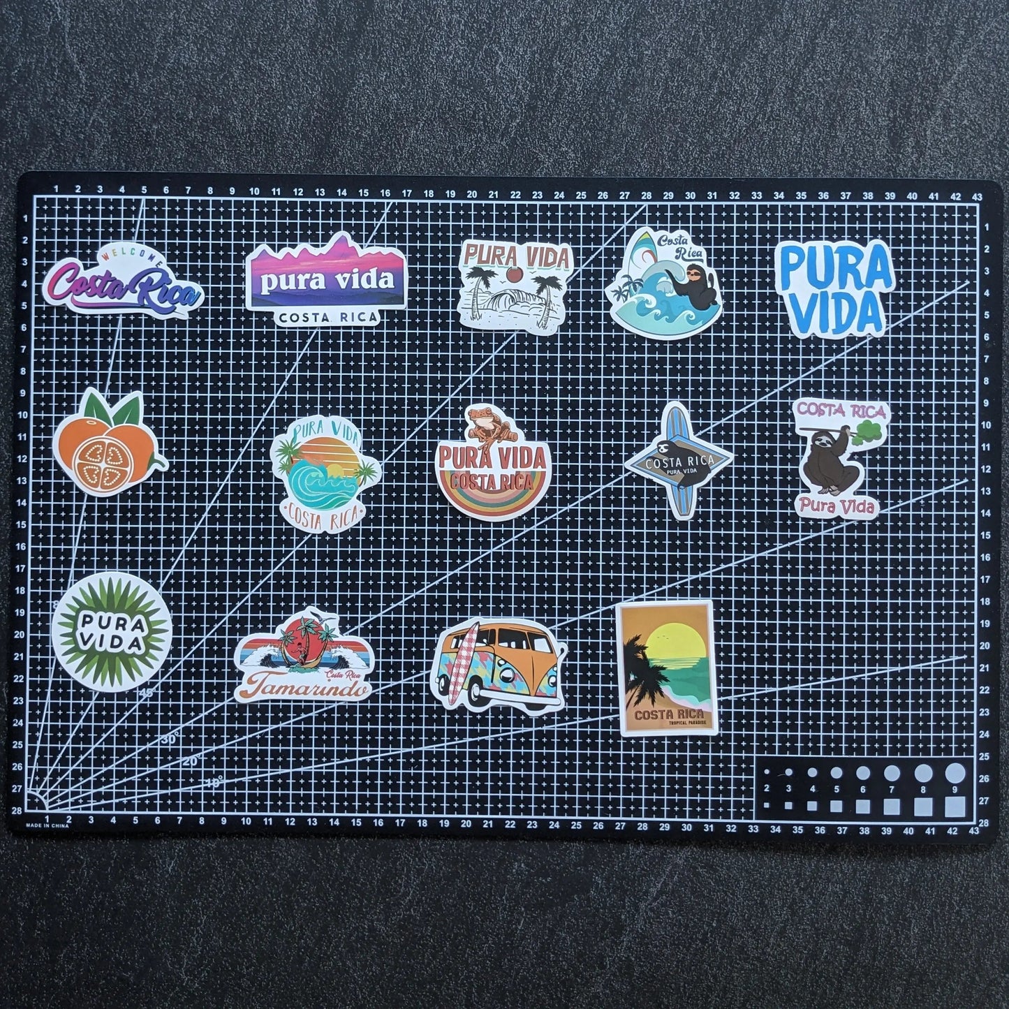 COSTA RICA PACK | 50 STICKERS StickerWorld