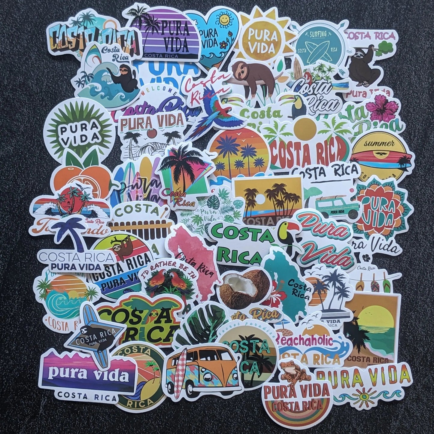 COSTA RICA PACK | 50 STICKERS StickerWorld