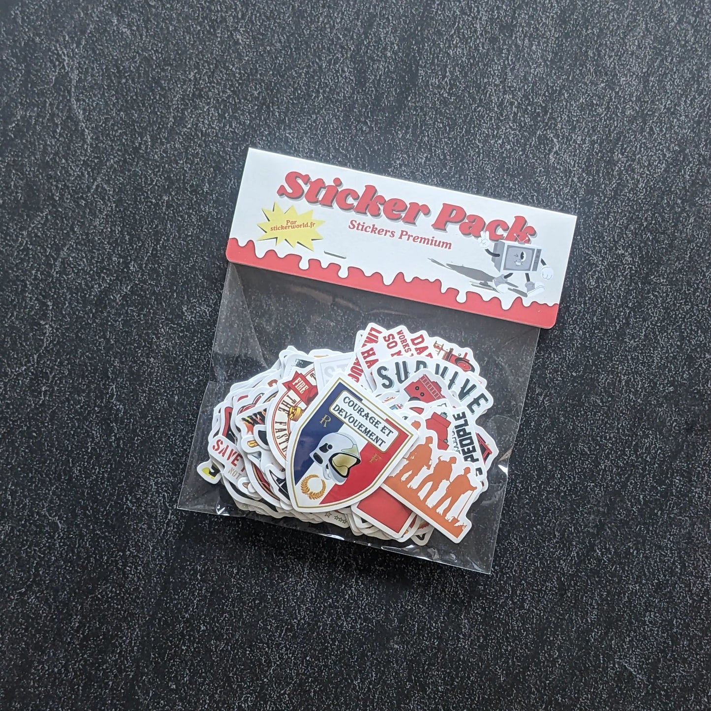 POMPIER PACK | 50 STICKERS StickerWorld