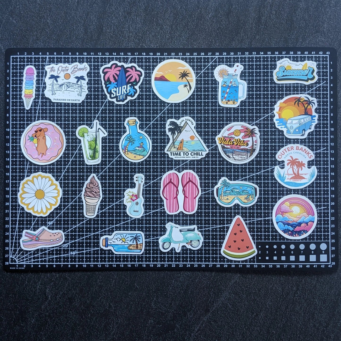 SUMMER VIBES PACK | 50 STICKERS StickerWorld