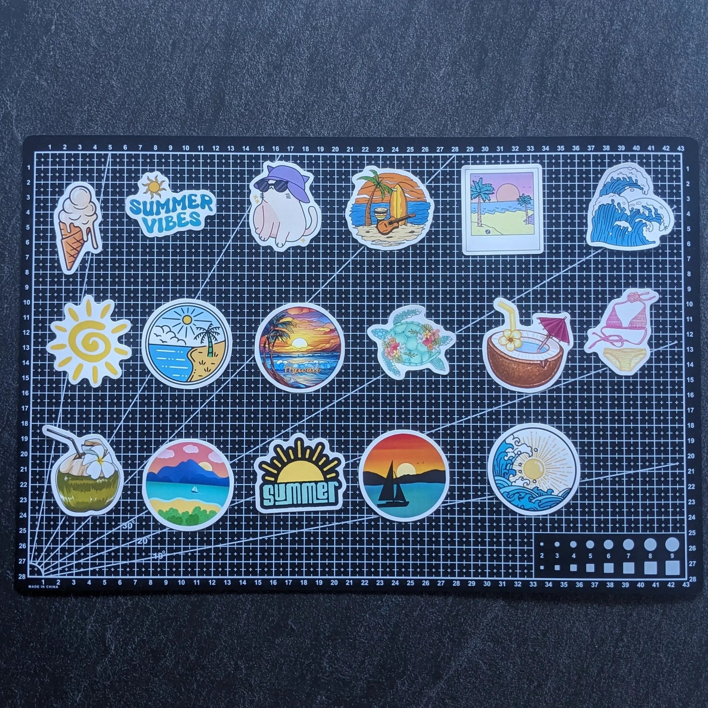 SUMMER VIBES PACK | 50 STICKERS StickerWorld
