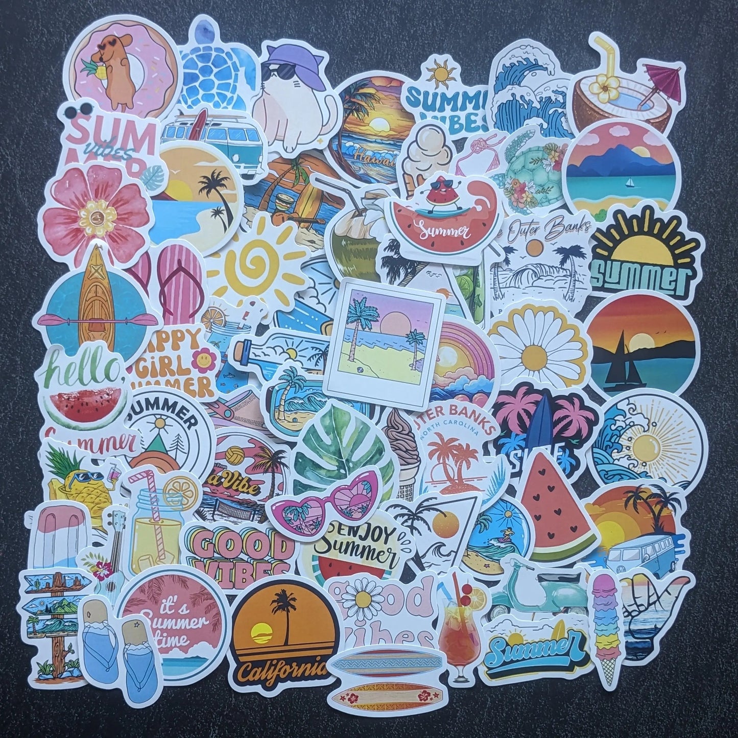 SUMMER VIBES PACK | 50 STICKERS StickerWorld