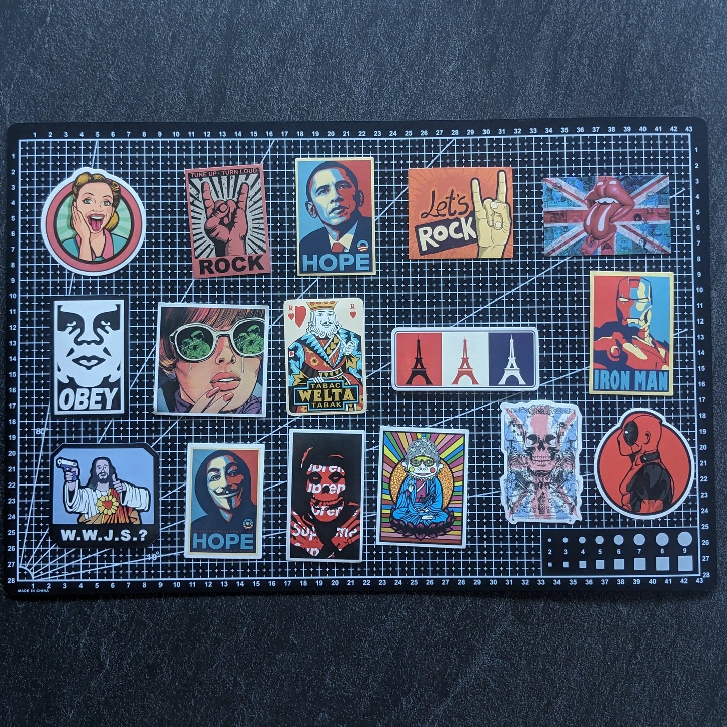 VINTAGE US PACK | 50 STICKERS StickerWorld