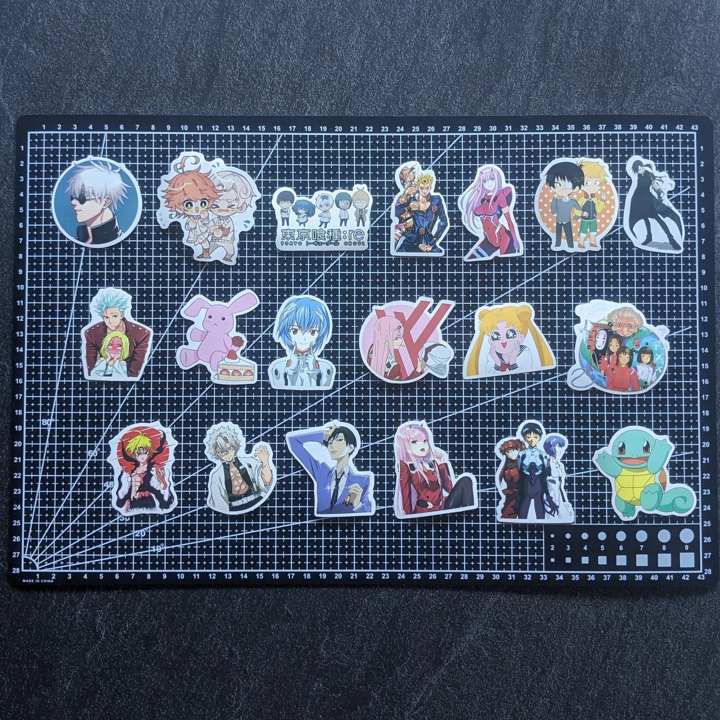 ANIME CHARACTER PACK 3 | 50 STICKERS StickerWorld