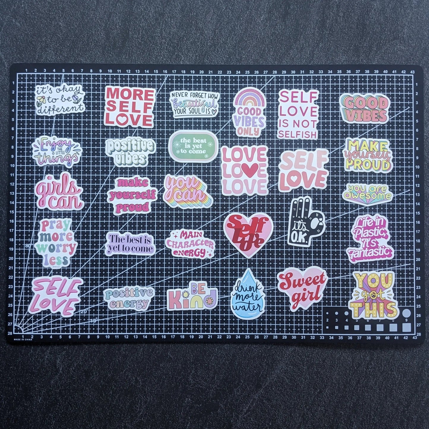 POSITIVE VIBES PACK | 50 STICKERS StickerWorld