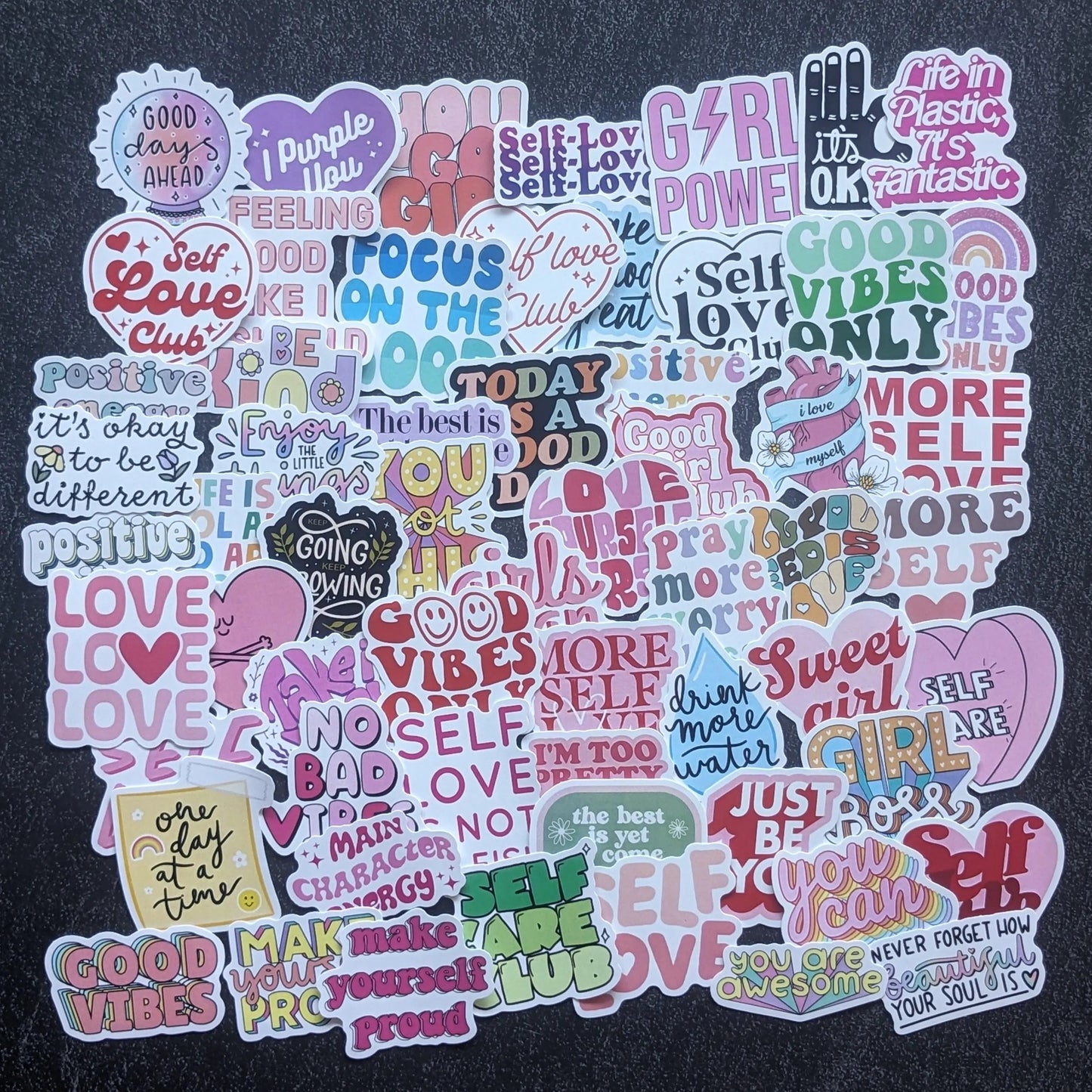 POSITIVE VIBES PACK | 50 STICKERS StickerWorld