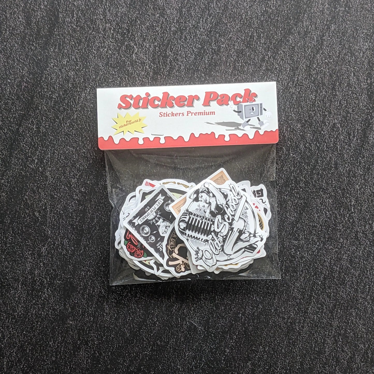 RETRO ROCK PACK| 50 STICKERS StickerWorld