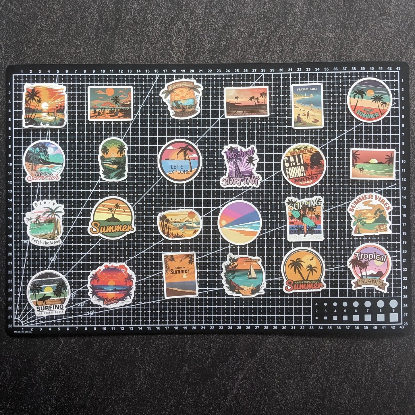 SUMMER VIBES PACK | 50 STICKERS StickerWorld