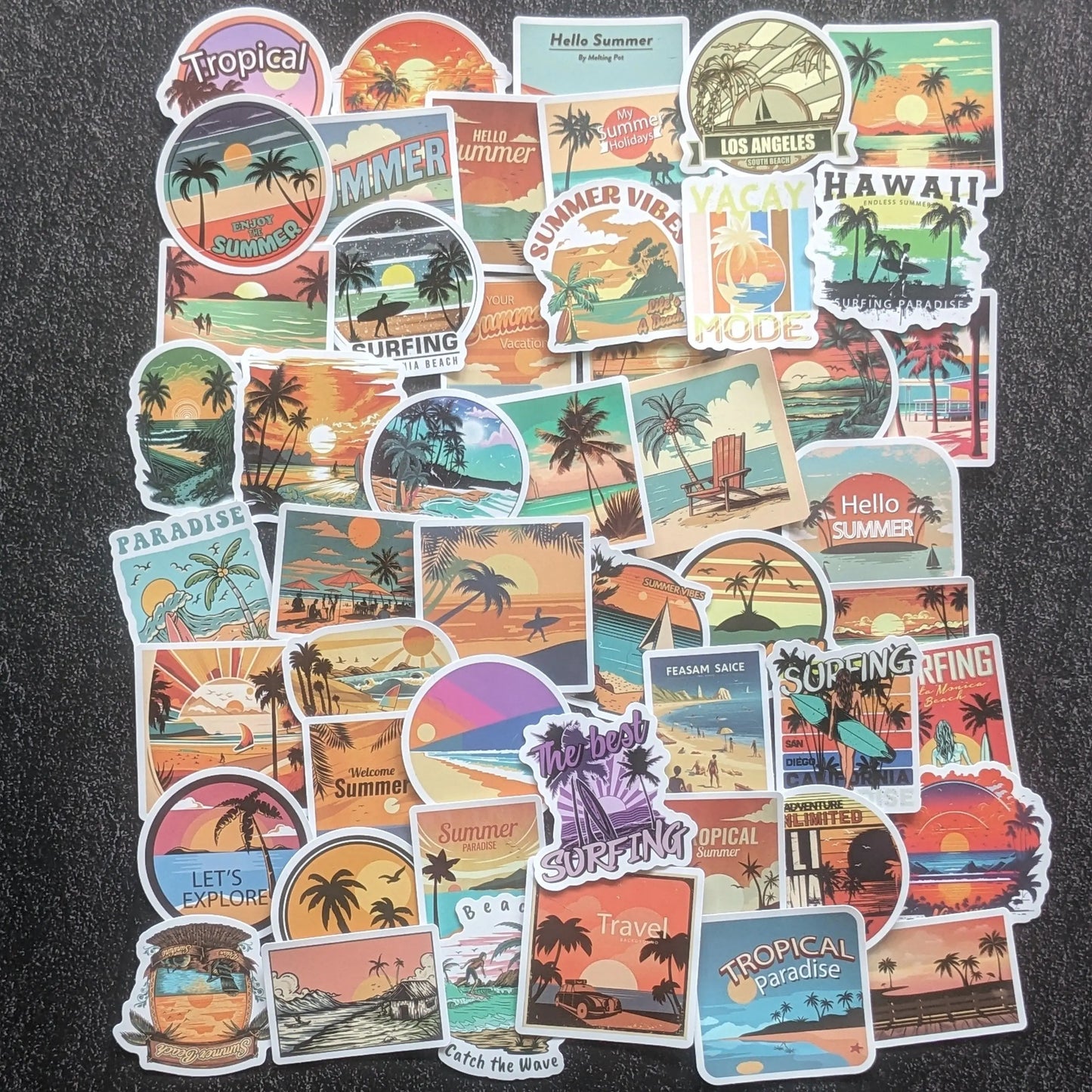 SUMMER VIBES PACK | 50 STICKERS StickerWorld