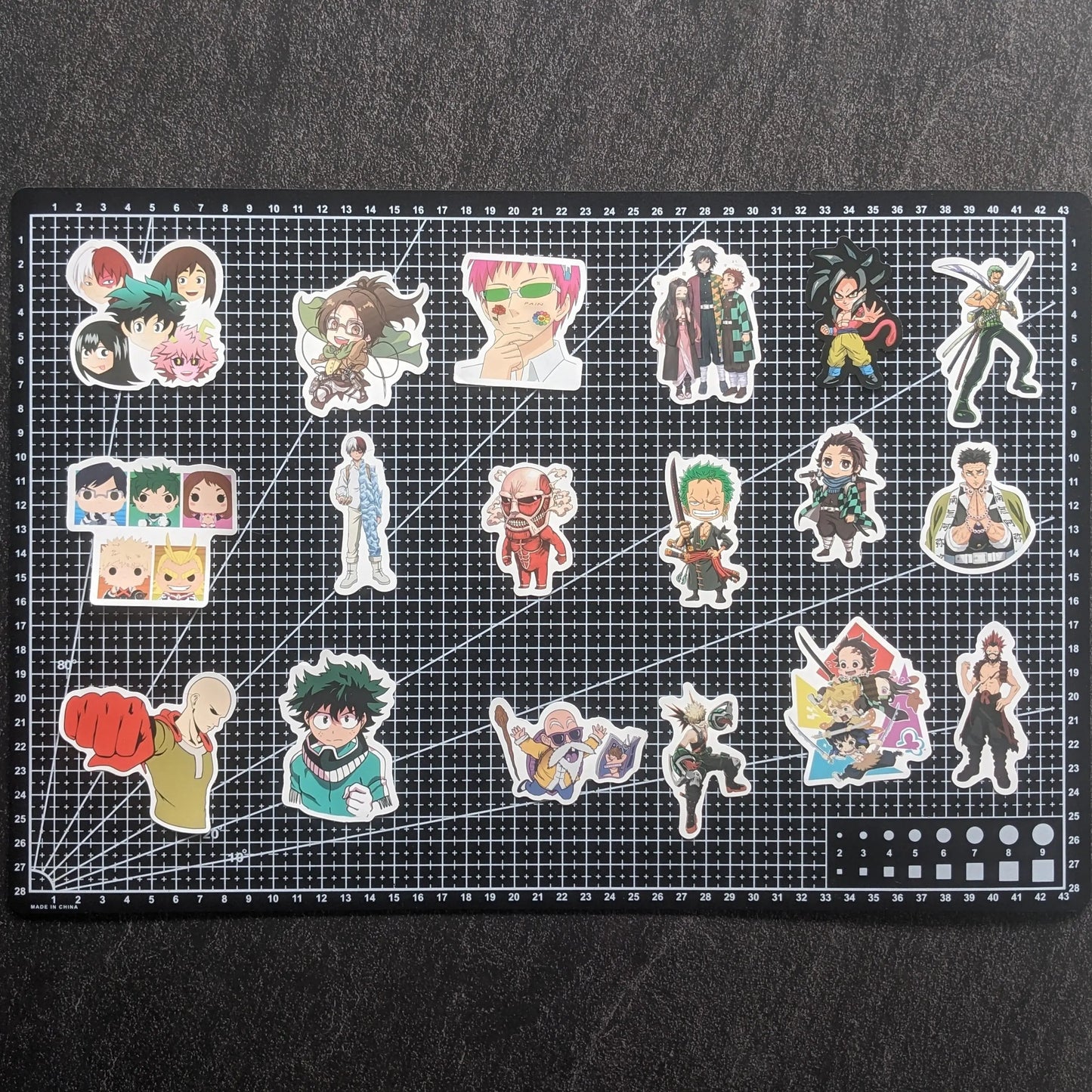 ANIME CHARACTER PACK 4 | 50 STICKERS StickerWorld