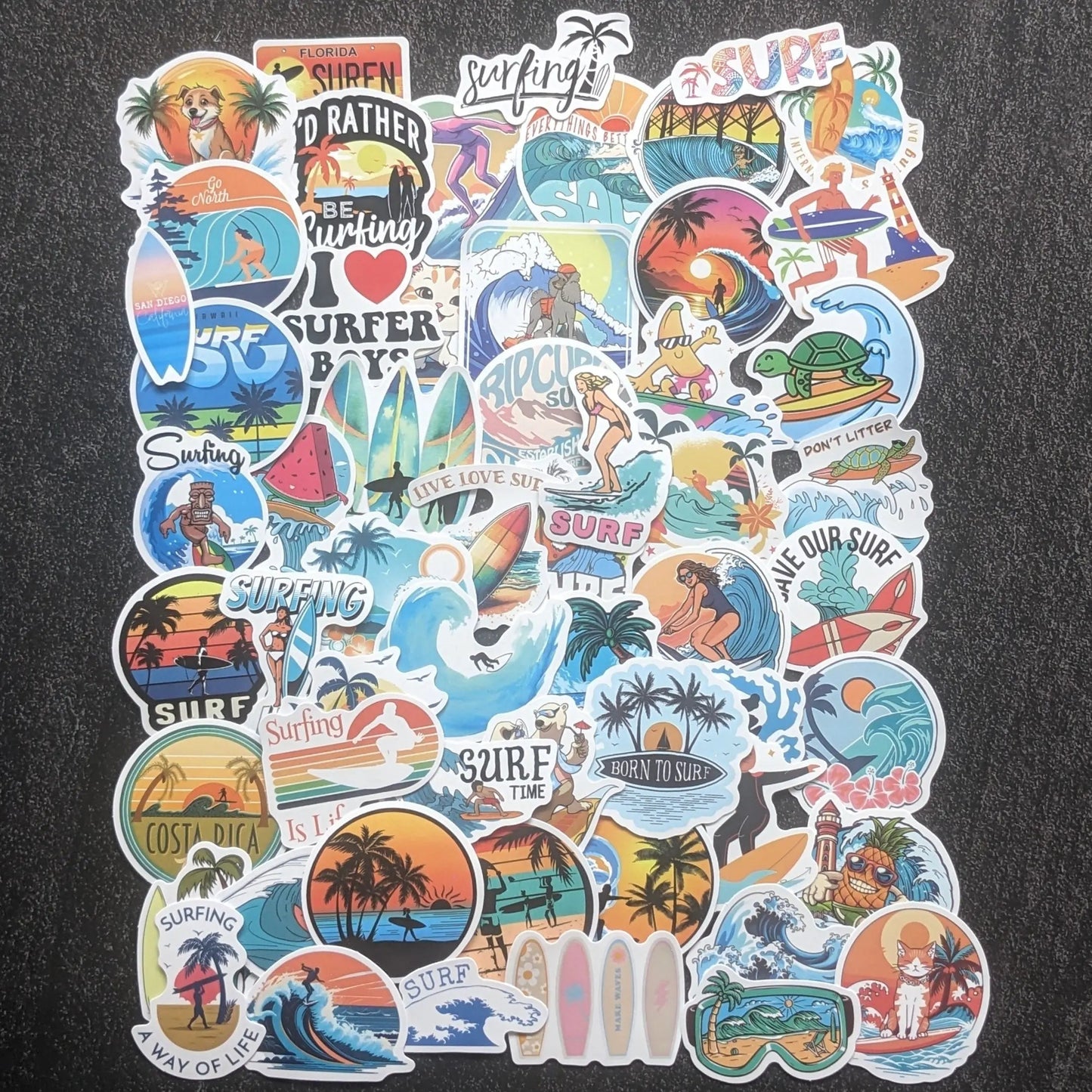 SURF PACK 2 | 50 STICKERS StickerWorld