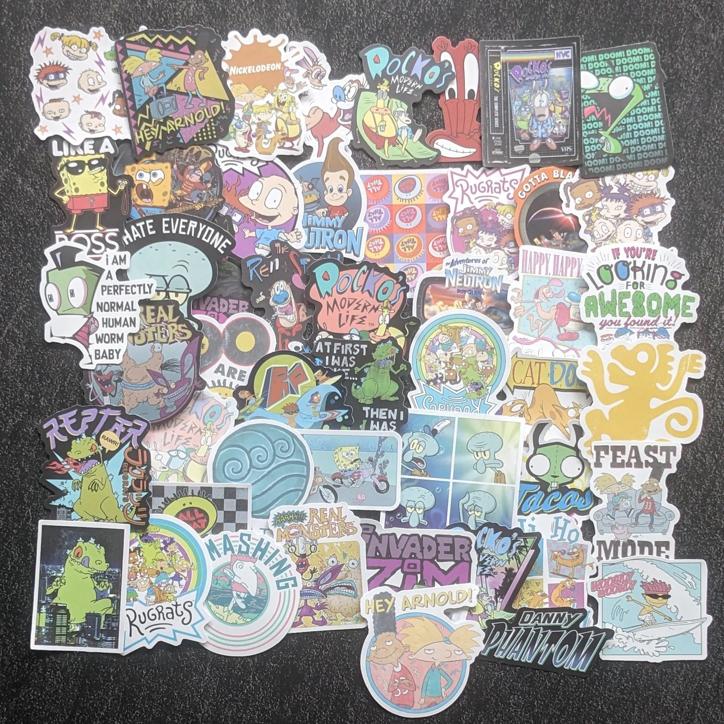 CARTOON CHARACTER PACK | 50 STICKERS StickerWorld
