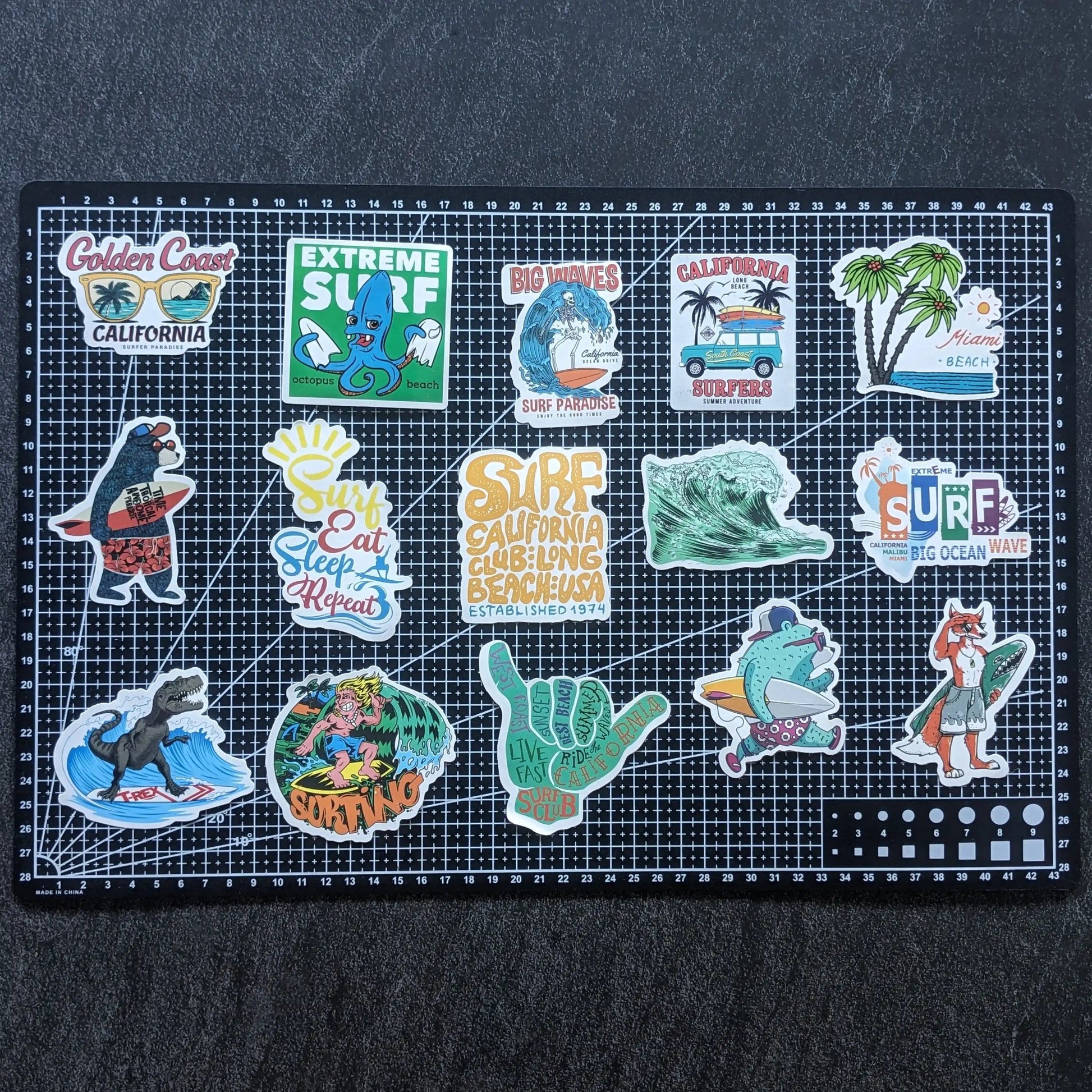 SURF PACK | 50 STICKERS StickerWorld