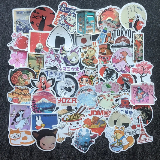JAPAN VIBES PACK | 50 STICKERS StickerWorld