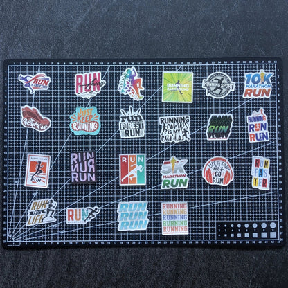 RUNNING PACK | 50 STICKERS StickerWorld