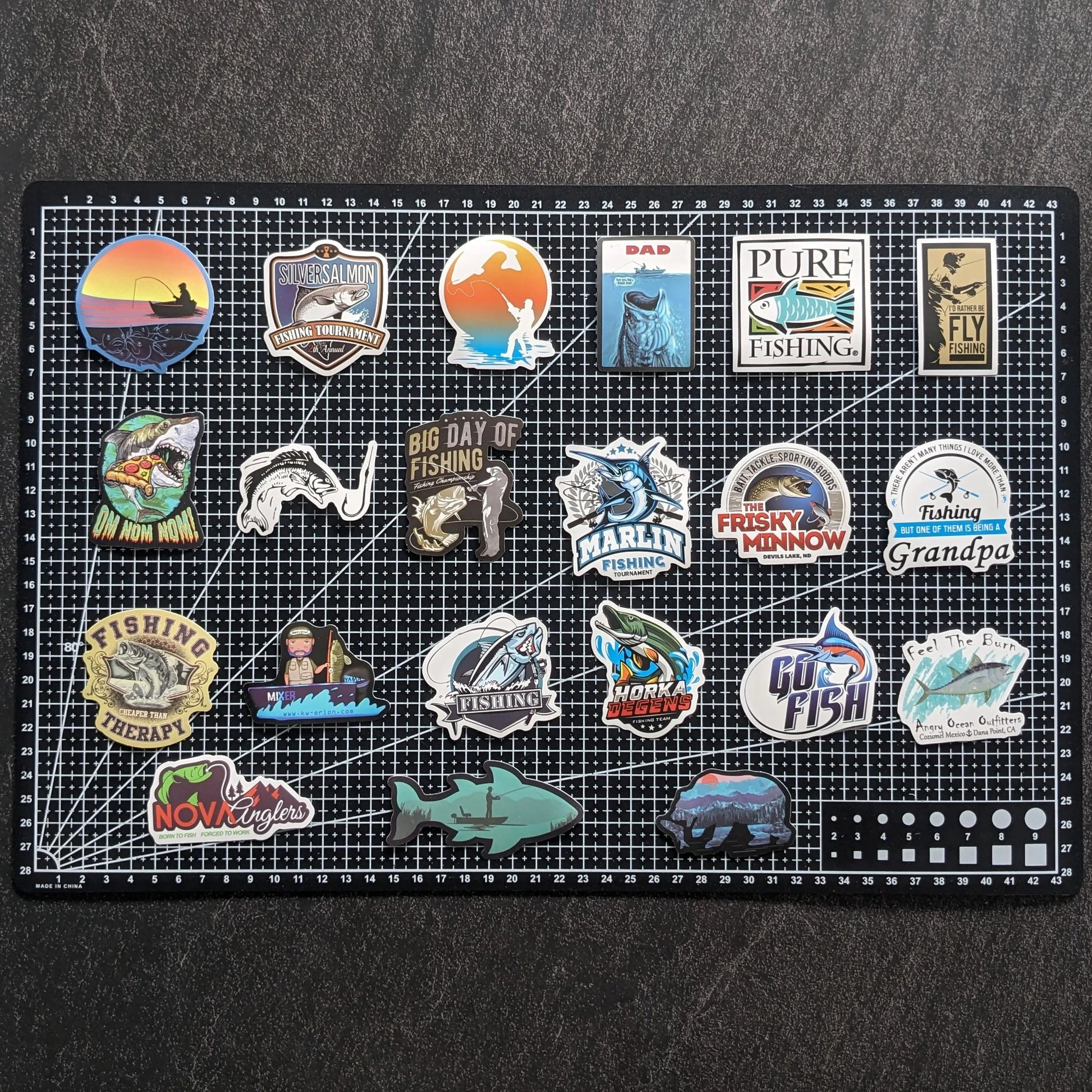 PÊCHE PACK | 50 STICKERS StickerWorld