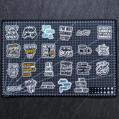 NEVER GIVE UP PACK | 50 STICKERS StickerWorld