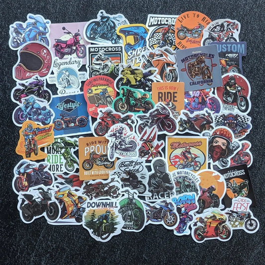 MOTO PACK | 50 STICKERS StickerWorld