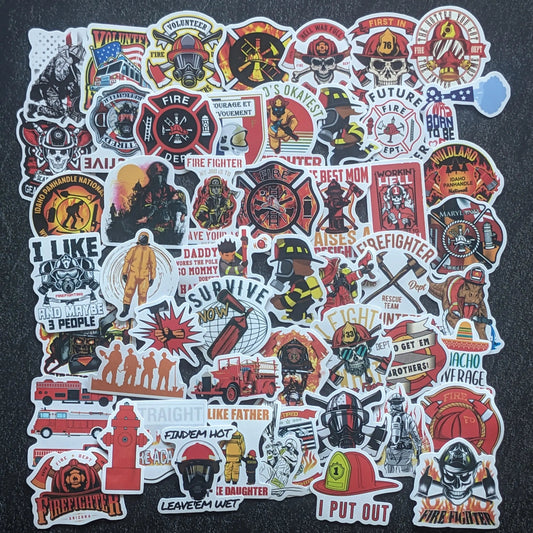 POMPIER PACK | 50 STICKERS StickerWorld
